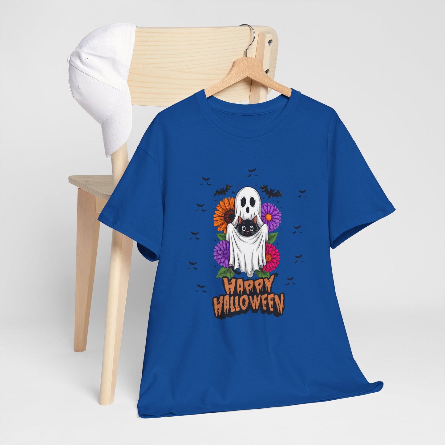 Halloween Ghost Unisex Tee, Perfect for Trick-or-Treating, Spooky Season Shirts, Fall Vibes, Halloween Party Attire