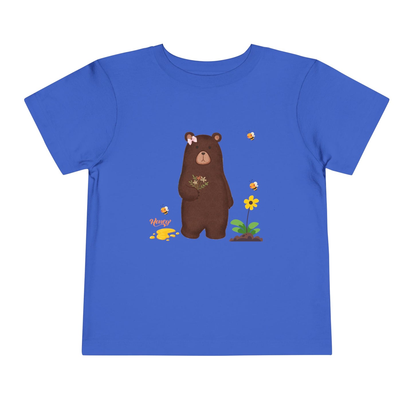Adorable Bear Toddler Tee, Cute Animal Shirt, Gift for Kids, Birthday Party Outfit, Nature Lover's Apparel