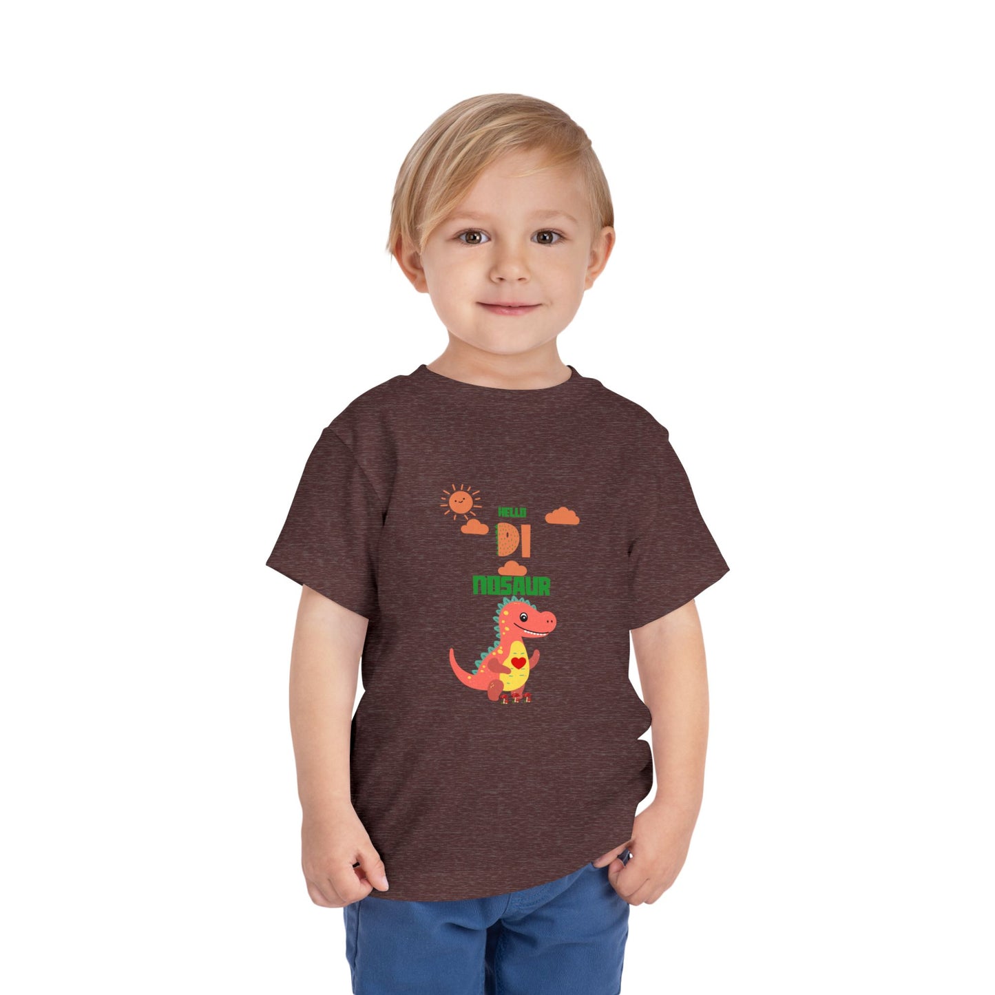 Cute Dinosaur Toddler Tee, Fun Kids Shirt, Playful Children Clothing, Birthday Gift, Summer Outfit, Dinosaur Party Tee
