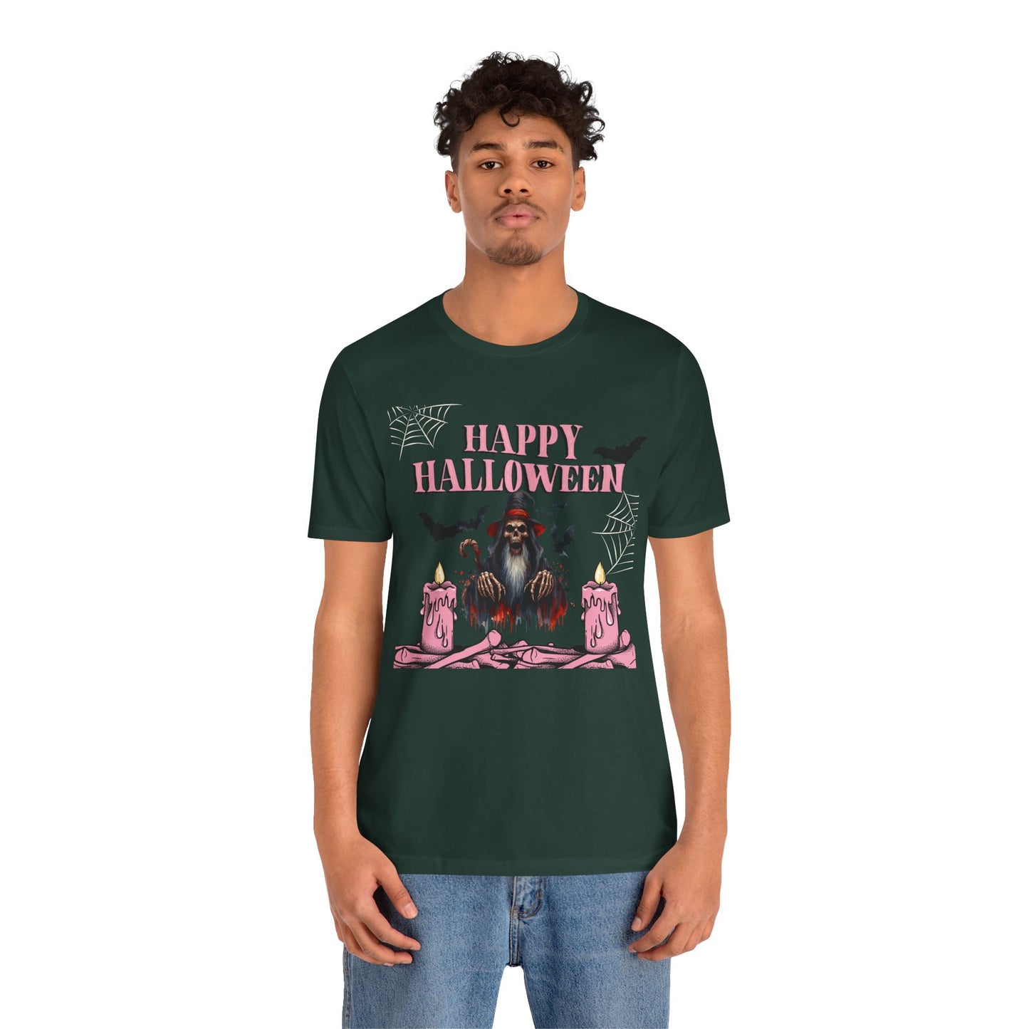 Happy Halloween Unisex T-Shirt | Spooky Seasonal Tee, Halloween Apparel, Ghostly Gifts, Casual Wear, October Celebration Shirt