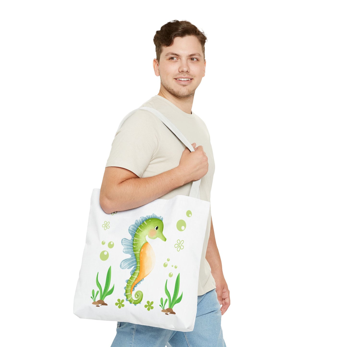 Seahorse with a focus on the natural world Tote Bag