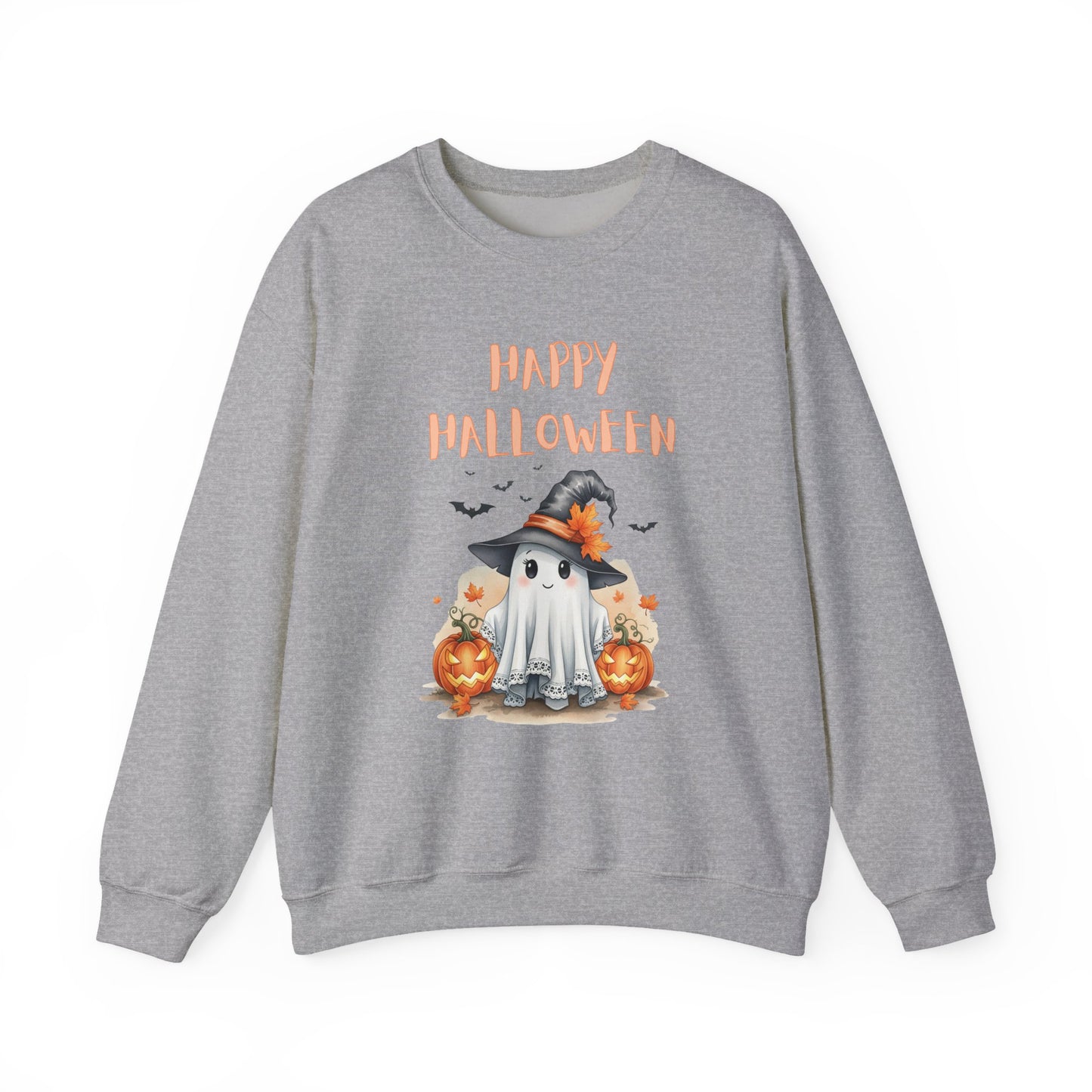 Halloween Ghost Crewneck Sweatshirt | Funny Halloween Sweater, Unisex Sweatshirt, Spooky Apparel, Fall Fashion, Halloween Gift