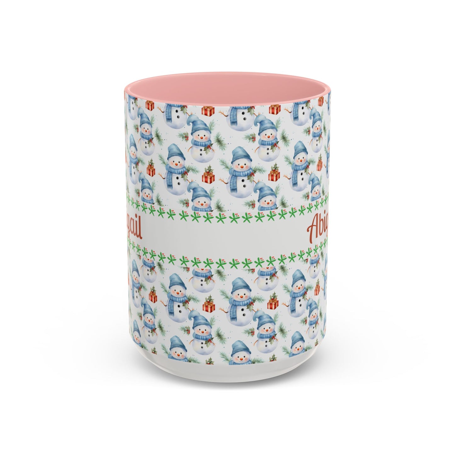 Festive Snowman Coffee Mug, Personalized Holiday Mug, Winter Decor, Gift for Her, Cute Coffee Cup