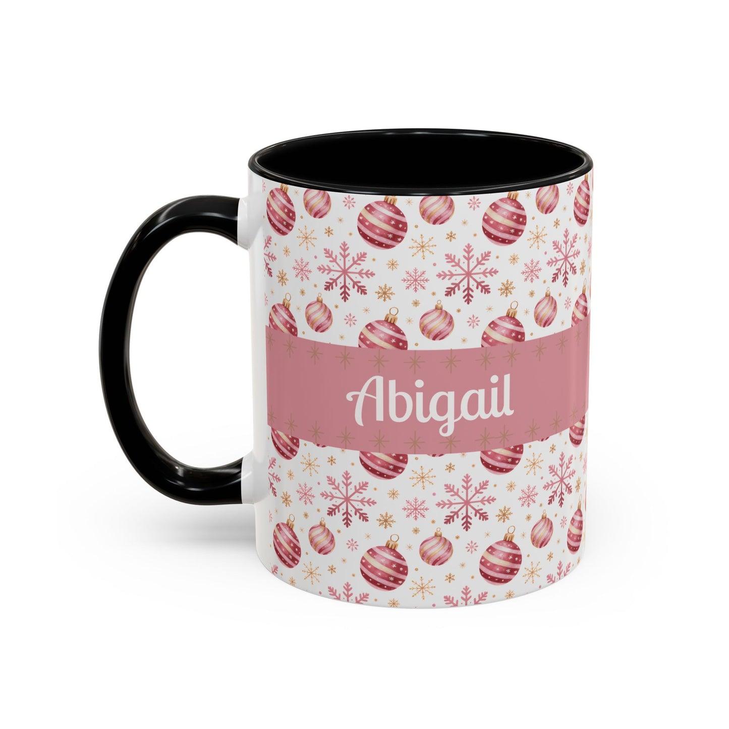 Personalized Holiday Coffee Mug - Custom Name - Festive Christmas Gift, Winter Decor, Family Mug, Personalized Present