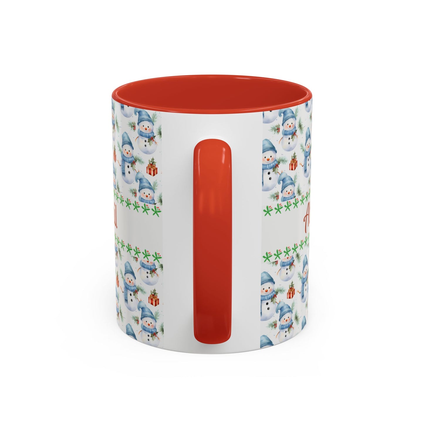 Festive Snowman Coffee Mug, Personalized Holiday Mug, Winter Decor, Gift for Her, Cute Coffee Cup