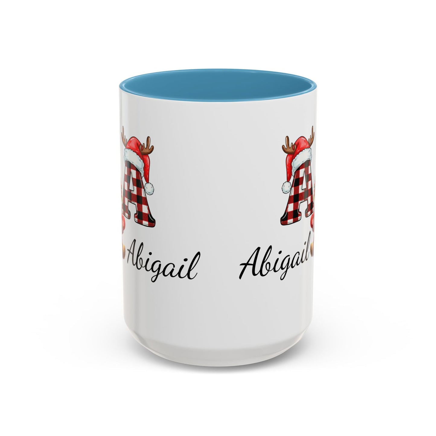 Festive Personalized Coffee Mug, Holiday Gift for Coffee Lovers, Custom Name Mug, Cute Animal Design, Perfect for Christmas
