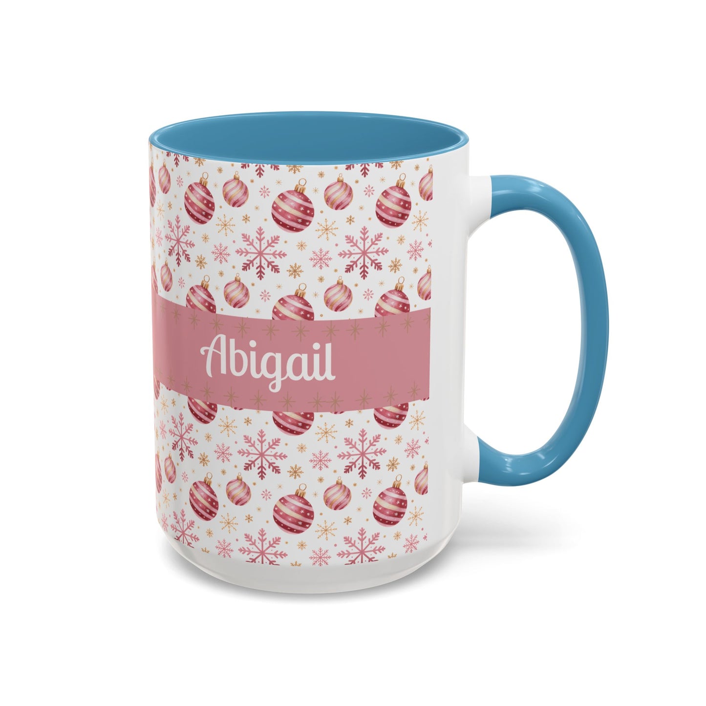 Personalized Holiday Coffee Mug - Custom Name - Festive Christmas Gift, Winter Decor, Family Mug, Personalized Present