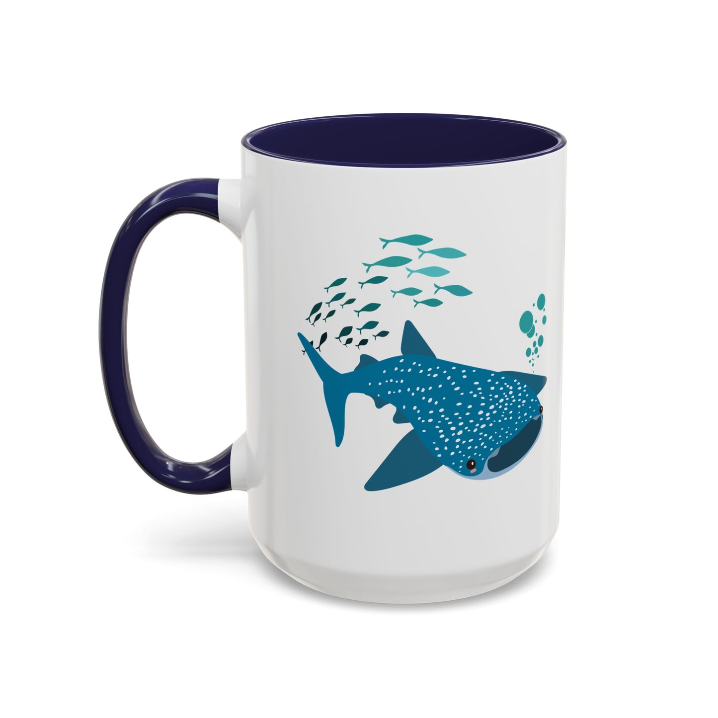 Whale Shark school of fish and buddles Coffee Mug