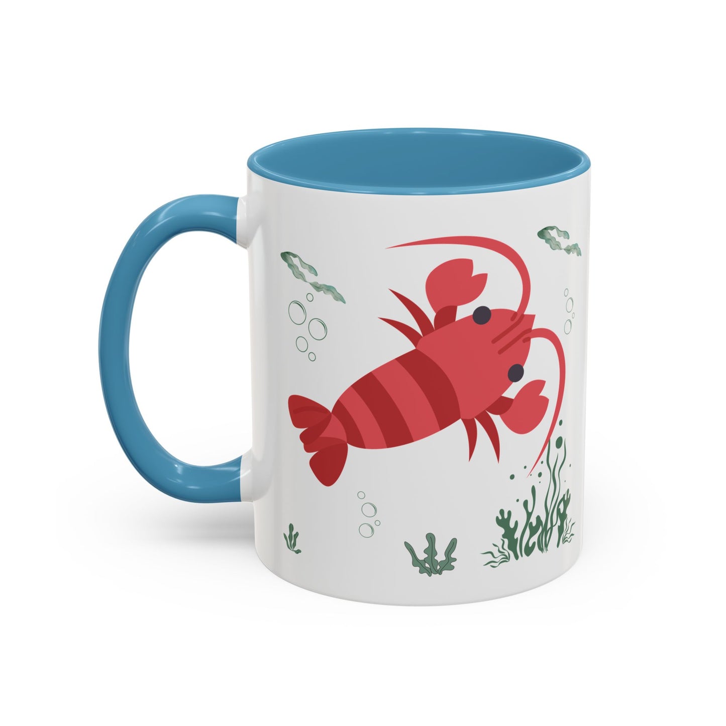 Red crayfish in an aquatic environment Coffee Mug
