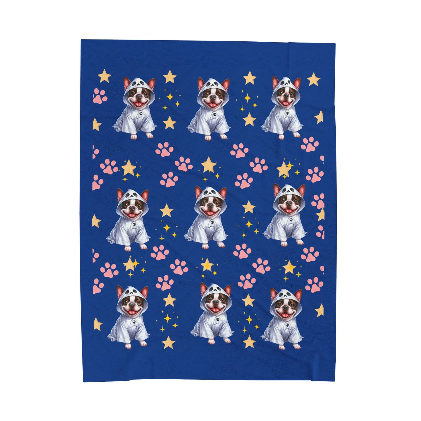 Cozy Dog-Themed Velveteen Plush Blanket - Perfect for Pet Lovers, Gifts, Home Decor, Snuggling, Dog Sleepovers