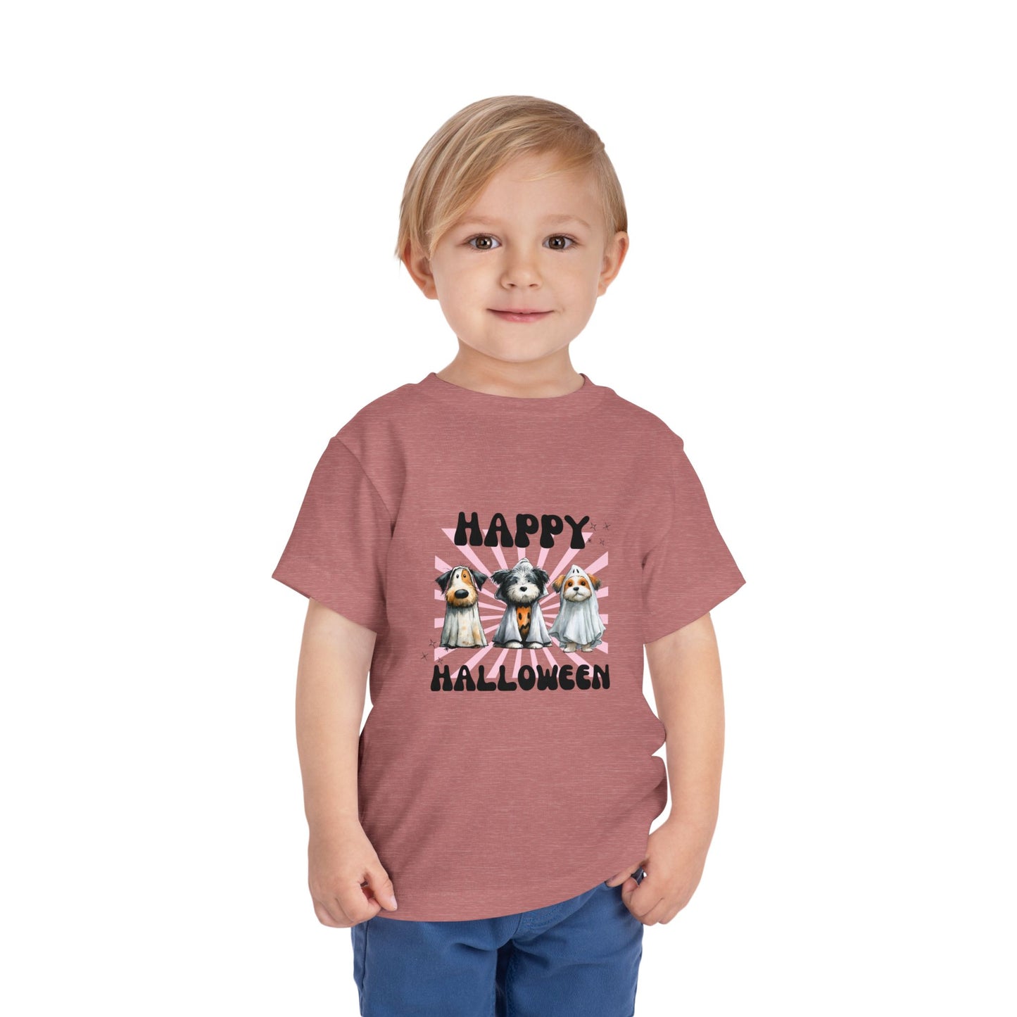 Toddler Halloween Tee - Cute Dog Design, Kids Halloween Shirt, Toddler Costume Shirt, Fun Playwear, Birthday Gift, Dog Lover Tee