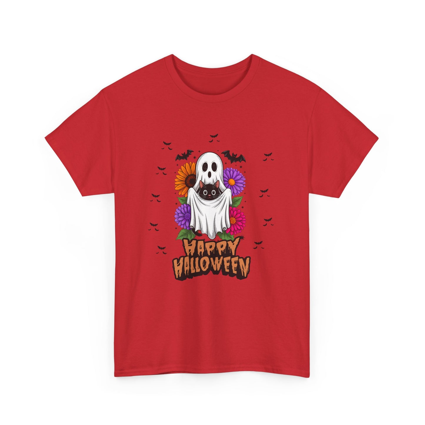Halloween Ghost Unisex Tee, Perfect for Trick-or-Treating, Spooky Season Shirts, Fall Vibes, Halloween Party Attire