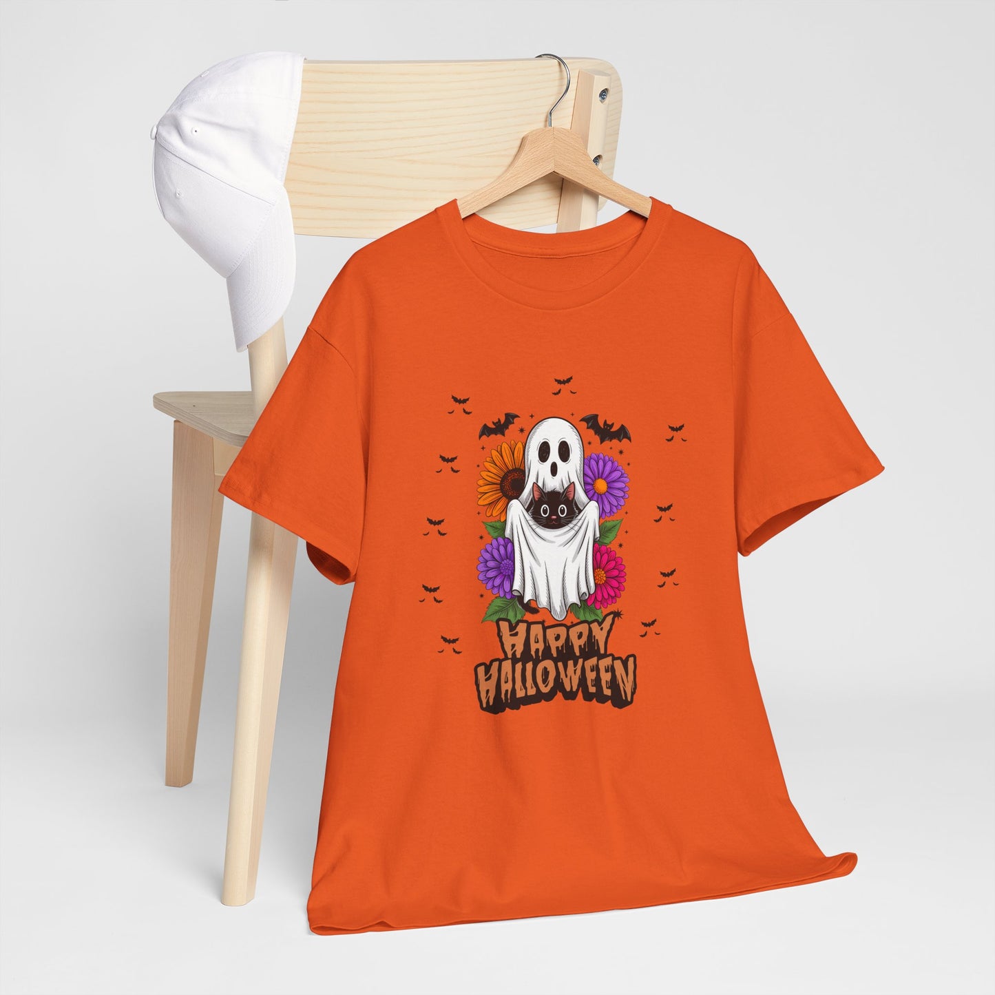 Halloween Ghost Unisex Tee, Perfect for Trick-or-Treating, Spooky Season Shirts, Fall Vibes, Halloween Party Attire