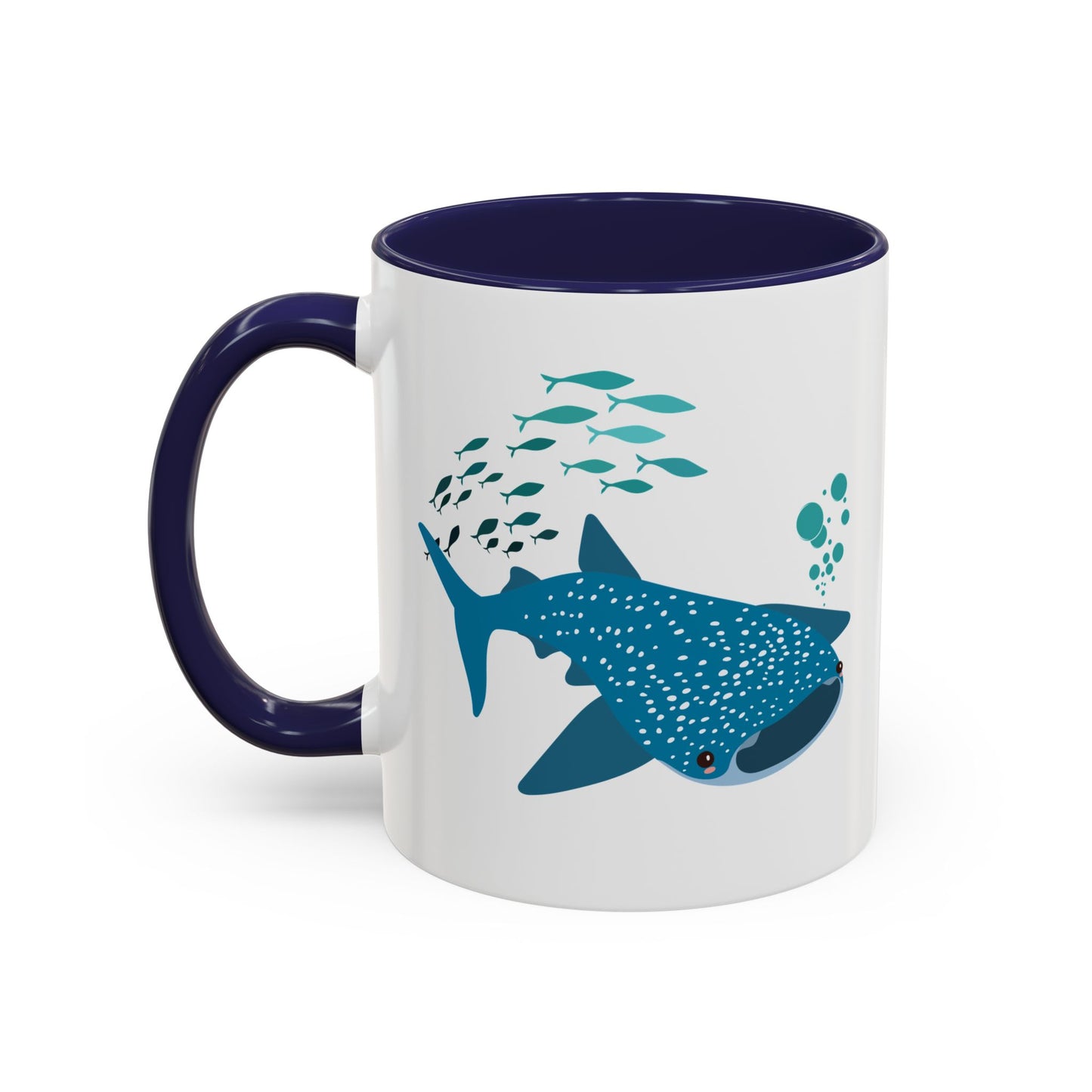 Whale Shark school of fish and buddles Coffee Mug