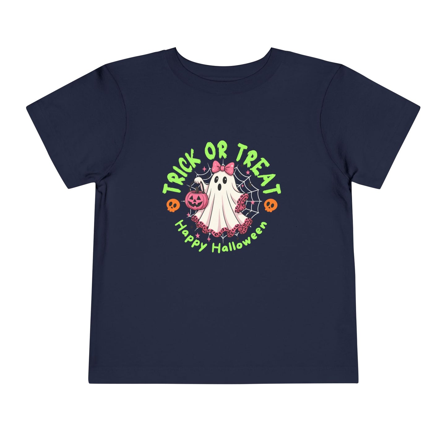Halloween Toddler T-Shirt, Trick or Treat Tee, Kids Costume Shirt, Spooky Season Apparel, Fall Holiday Gift