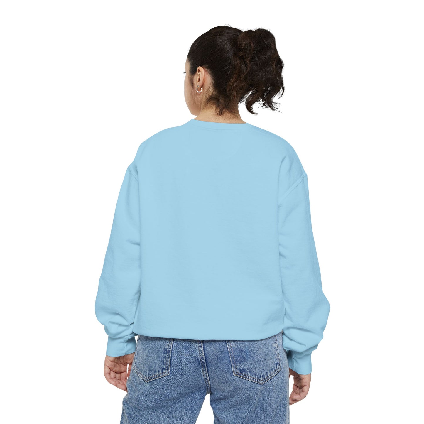Turtle with a sunflower hat Unisex Garment-Dyed Sweatshirt