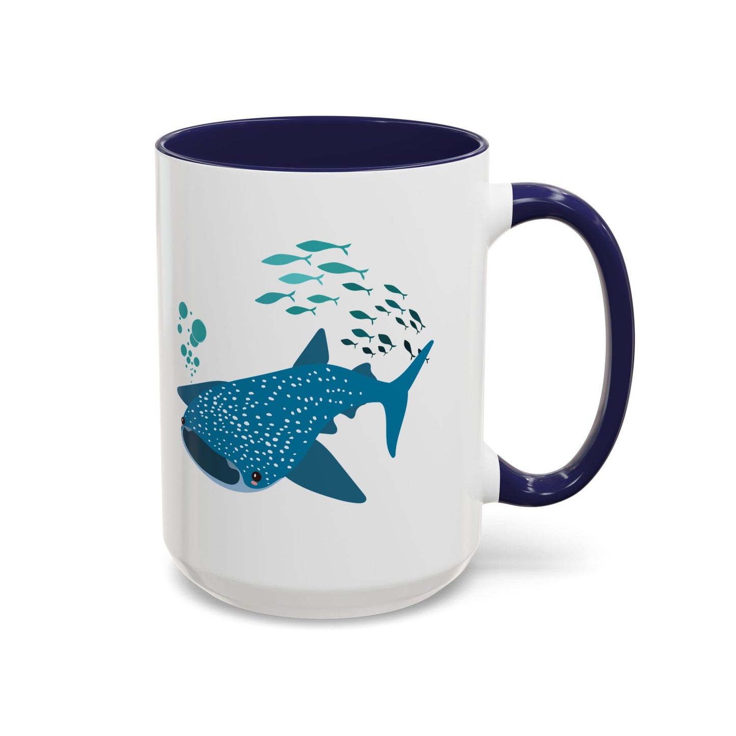 Whale Shark school of fish and buddles Coffee Mug