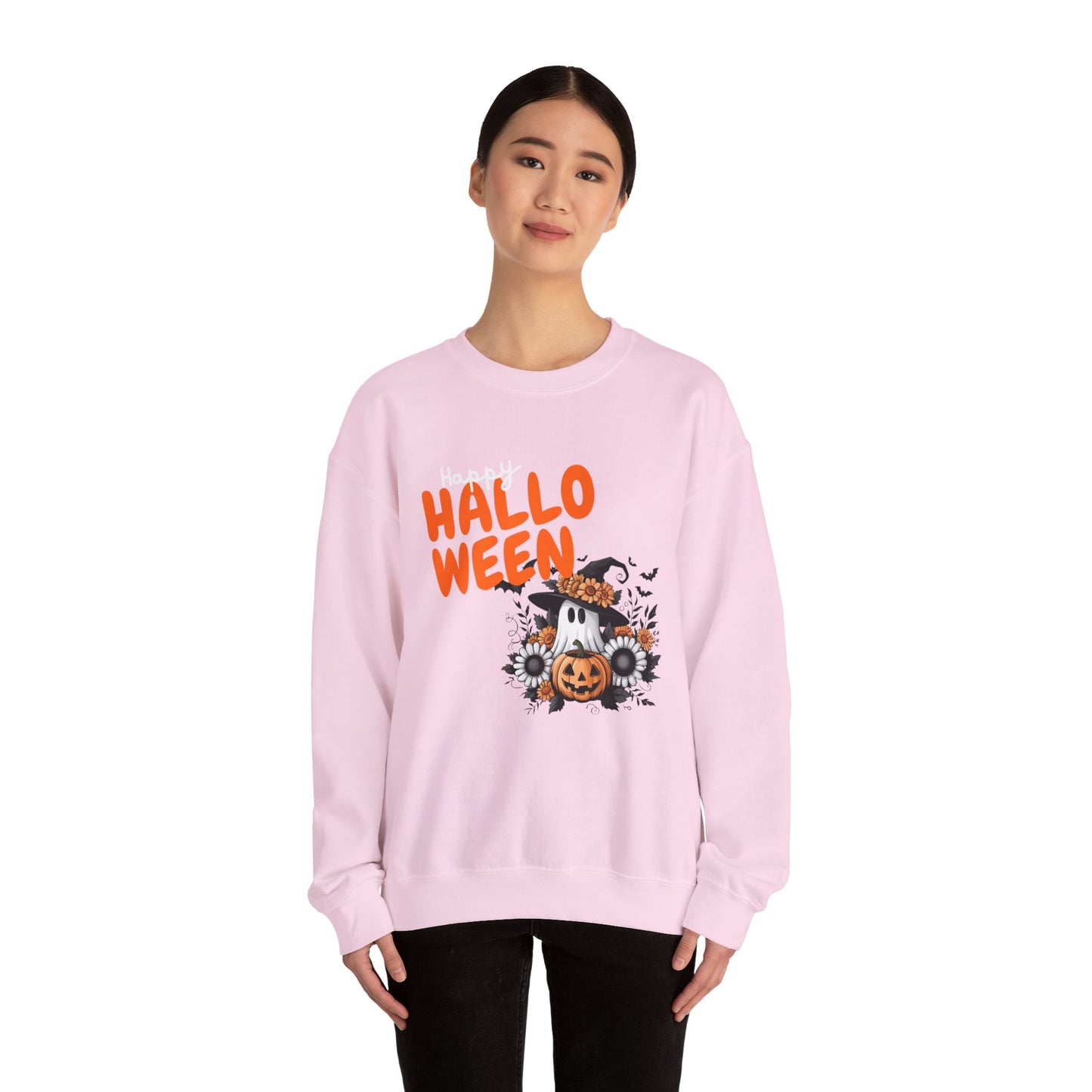 Halloween Unisex Crewneck Sweatshirt, Cozy Fall Apparel, Halloween Costume, Cute Ghost Sweatshirt, Unisex Halloween Gift