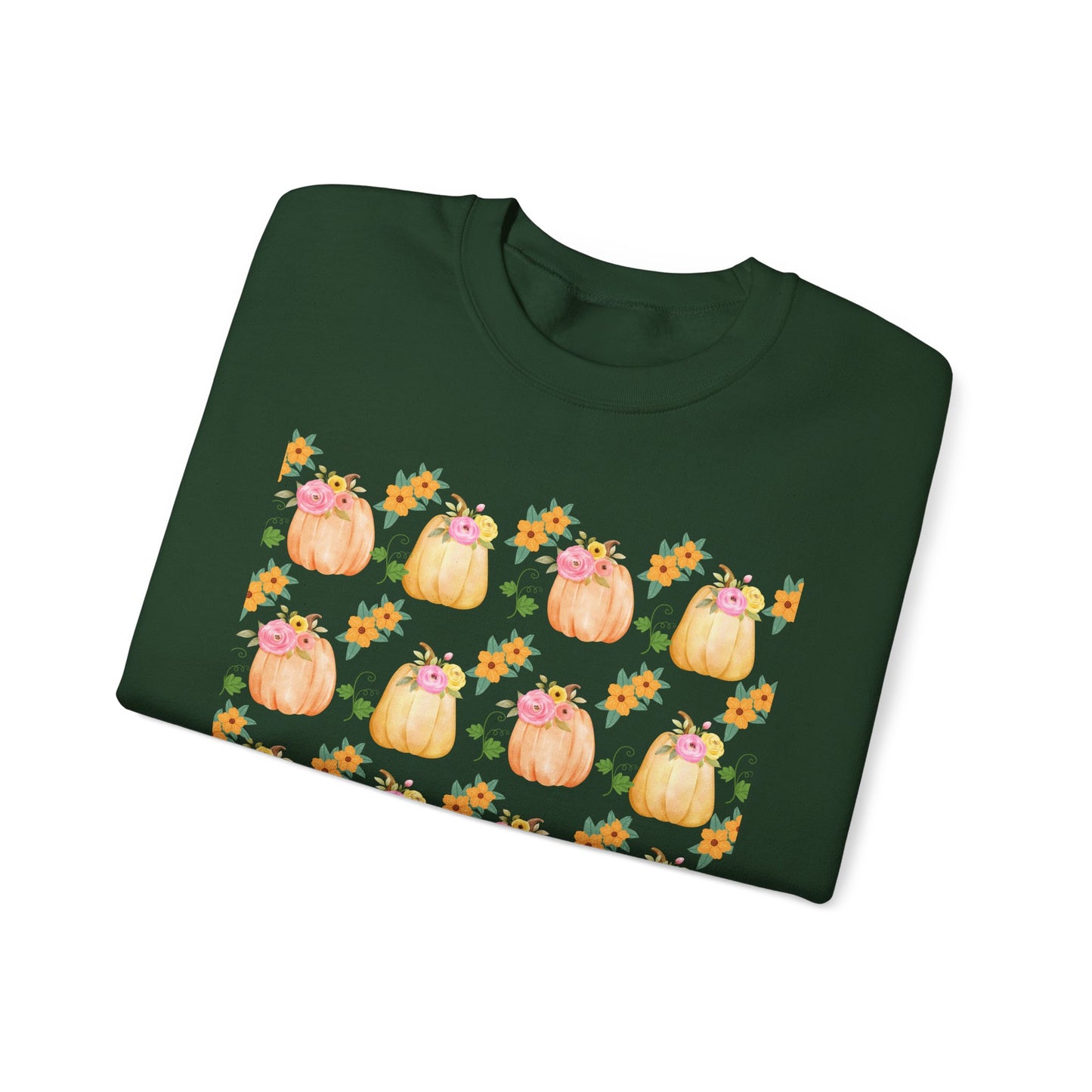 Fall-Inspired Pumpkin Crewneck Sweatshirt, Cozy Autumn Sweater, Perfect for Halloween, Thanksgiving, Gifts for Her, Pumpkin Love