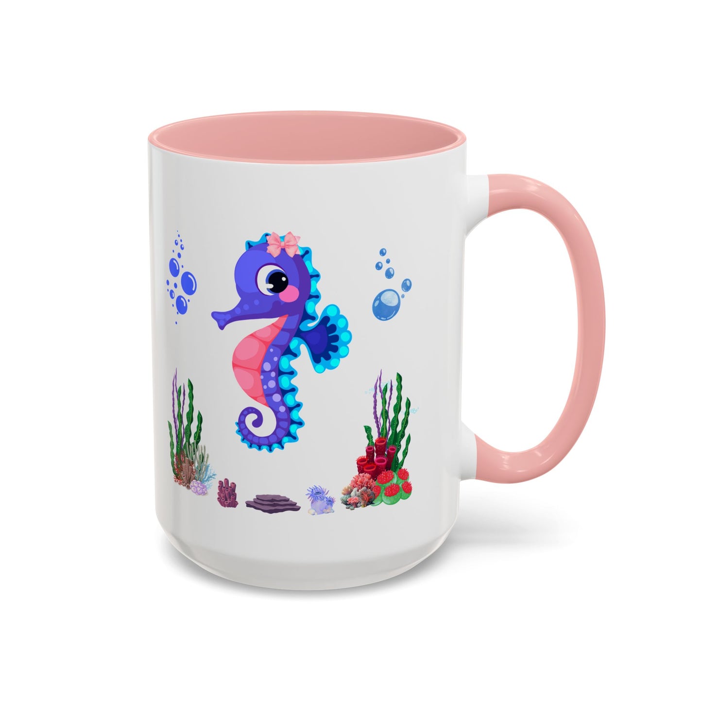 Seahores playful under the sea Coffee Mug