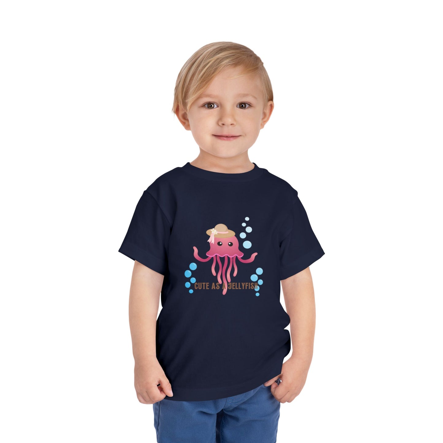 Cute Jellyfish Toddler Tee, Kids Summer Shirt, Birthday Gift, Ocean Theme Apparel, Cute as a Jellyfish Design