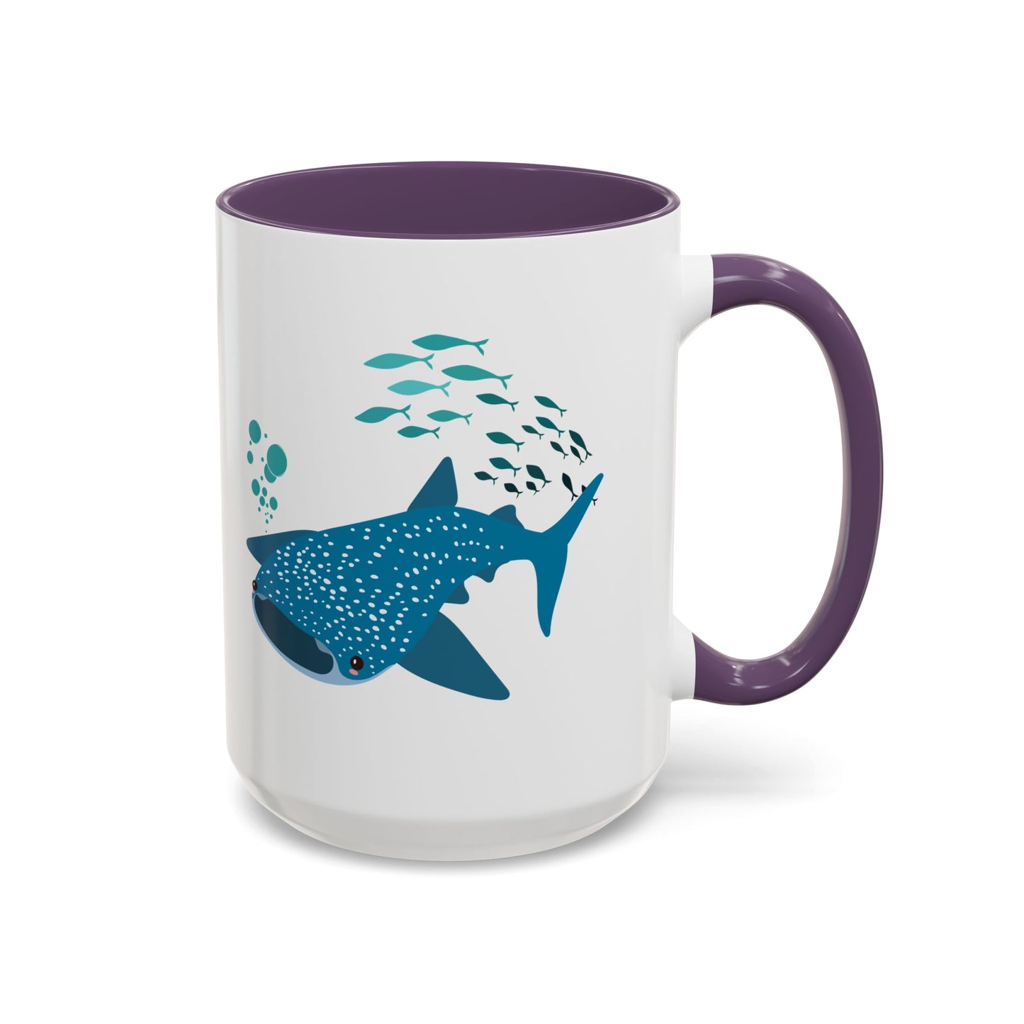 Whale Shark school of fish and buddles Coffee Mug