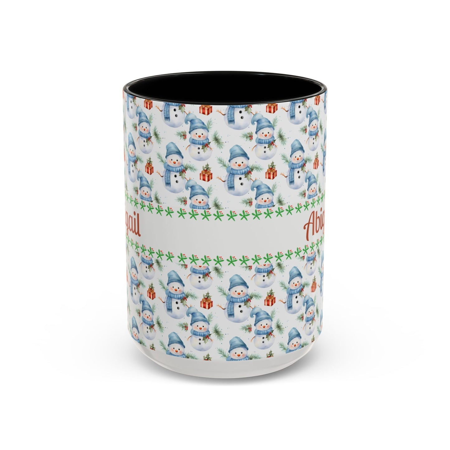 Festive Snowman Coffee Mug, Personalized Holiday Mug, Winter Decor, Gift for Her, Cute Coffee Cup