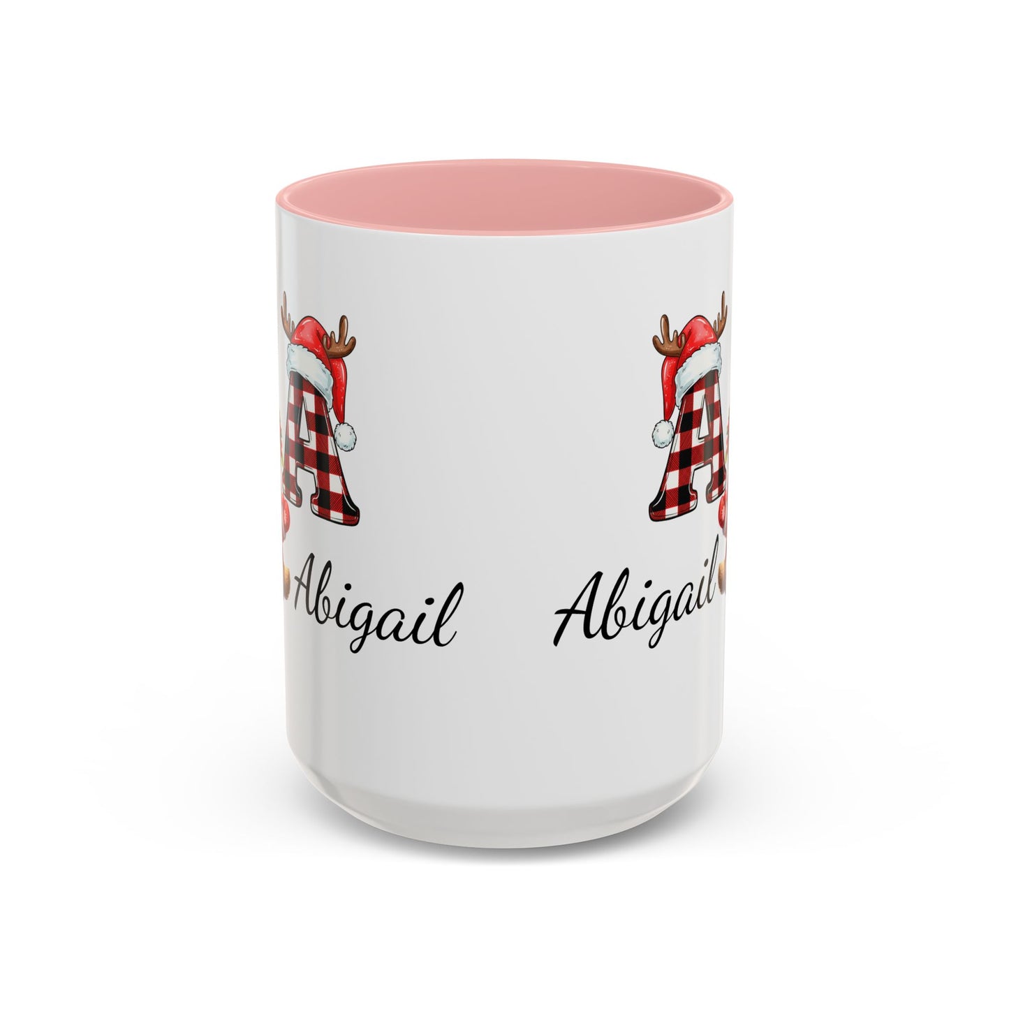 Festive Personalized Coffee Mug, Holiday Gift for Coffee Lovers, Custom Name Mug, Cute Animal Design, Perfect for Christmas