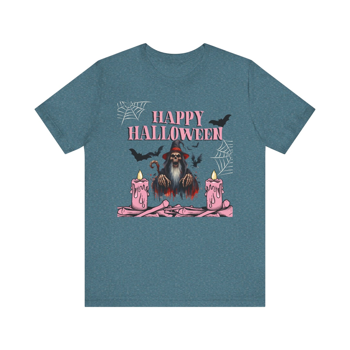 Happy Halloween Unisex T-Shirt | Spooky Seasonal Tee, Halloween Apparel, Ghostly Gifts, Casual Wear, October Celebration Shirt