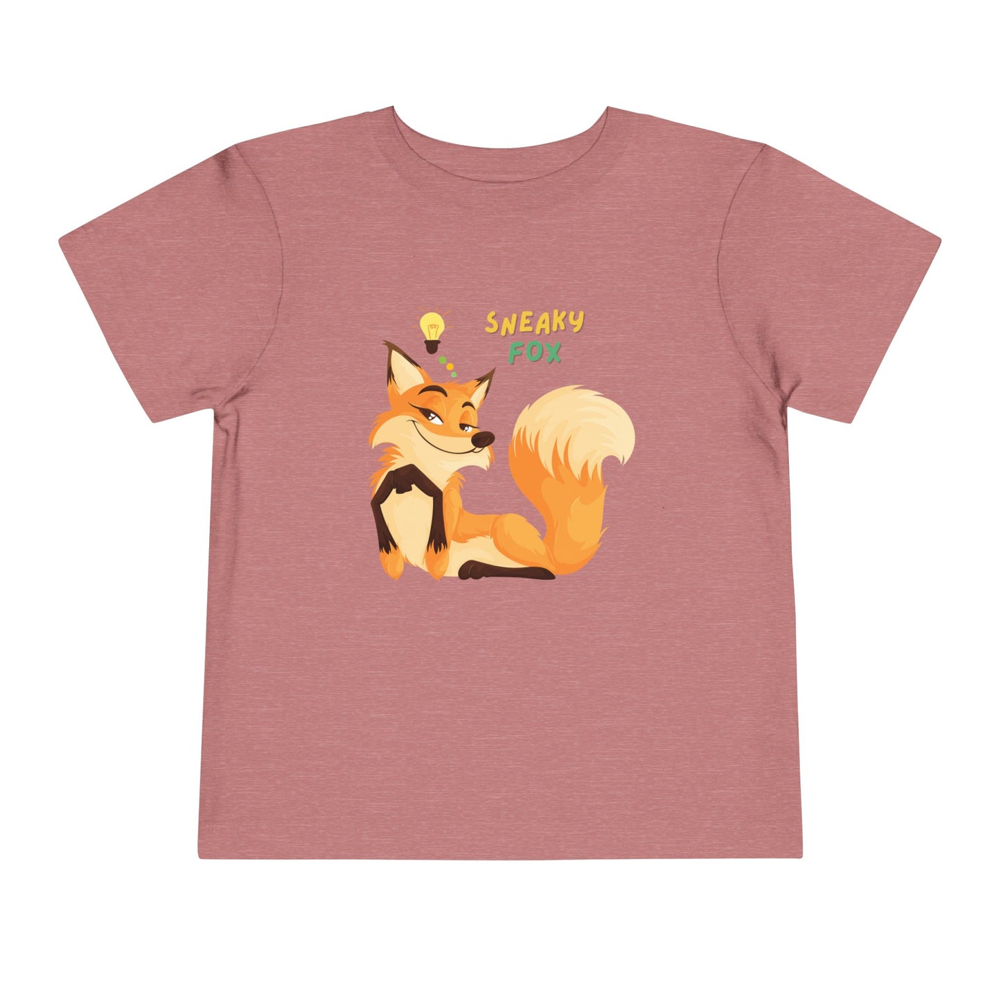 Sneaky Fox Toddler Tee, Cute Toddler Shirt, Animal Lover Gift, Kids Birthday Outfit, Nursery Decor