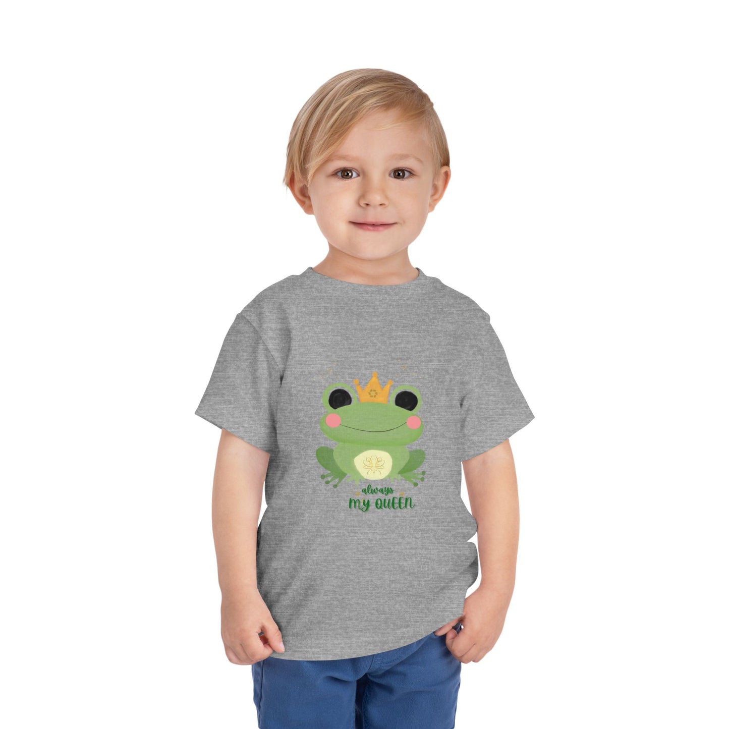 Cute Frog Toddler Tee - Perfect Gift for Birthdays, Playdates, Summer Outings, Baby Showers, Cute Kids Clothing