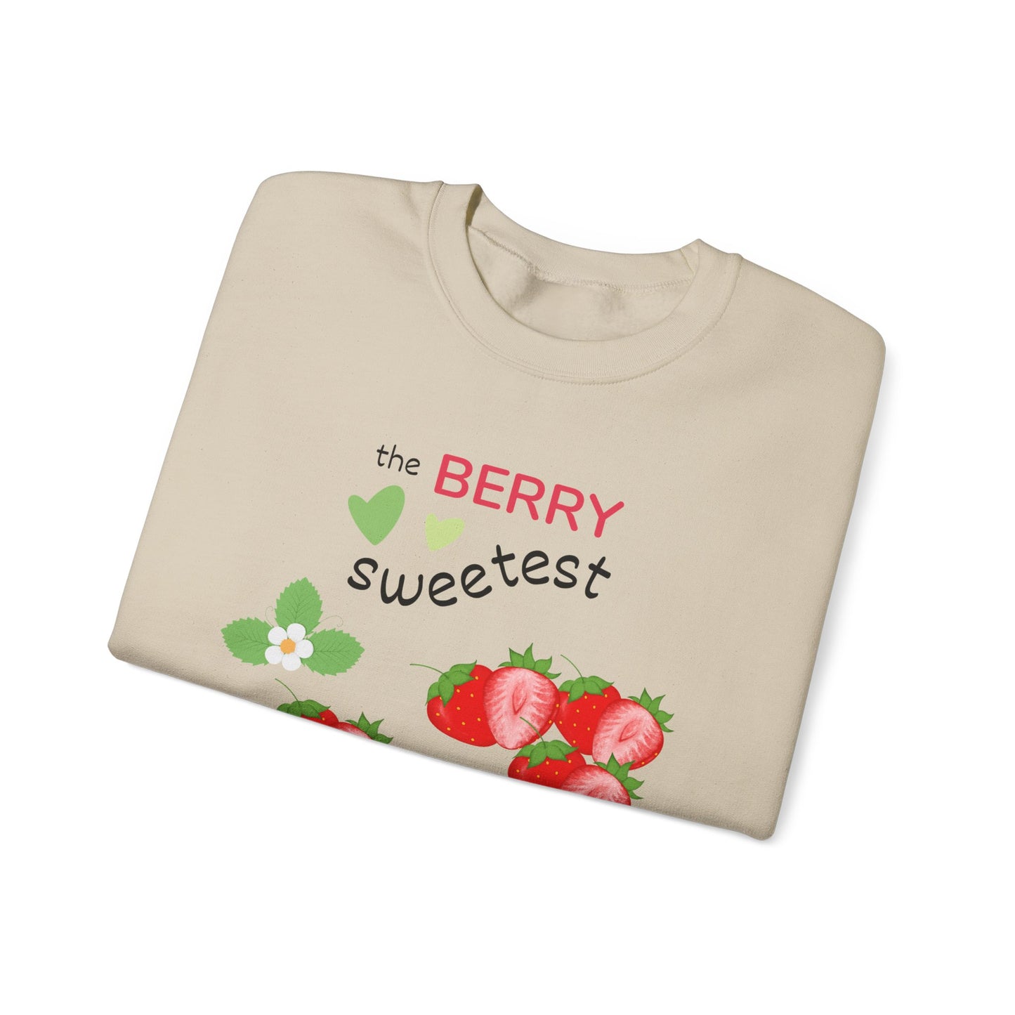 Berry Sweet Unisex Crewneck Sweatshirt - Cozy Gift, Perfect for Fall, Valentine's Day, Strawberry Lovers, Everyday Comfort