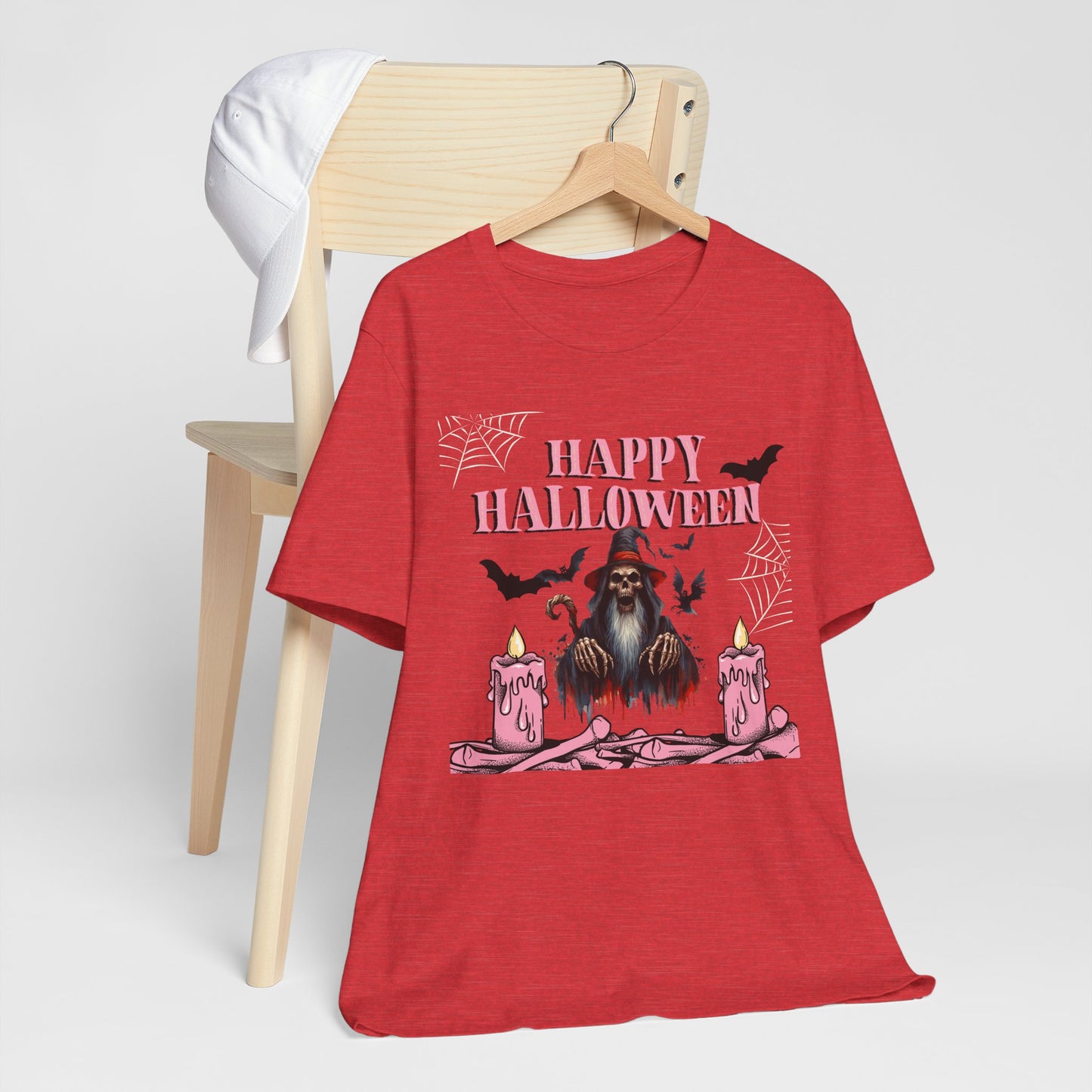 Happy Halloween Unisex T-Shirt | Spooky Seasonal Tee, Halloween Apparel, Ghostly Gifts, Casual Wear, October Celebration Shirt
