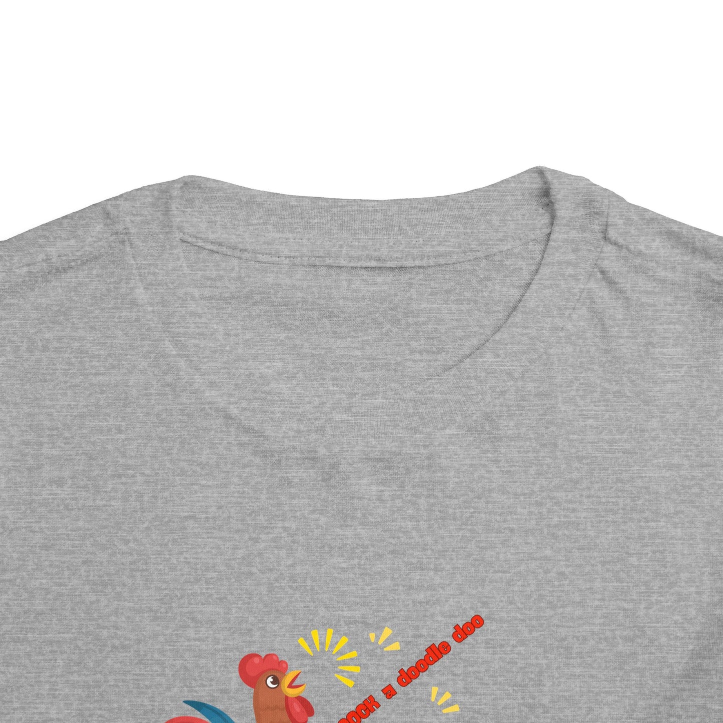 Rooster & Tractor Toddler Tee - Farm Animal Shirt, Cute Toddler Outfit, Birthday Gift, Kids Apparel, Farm Themed Clothing