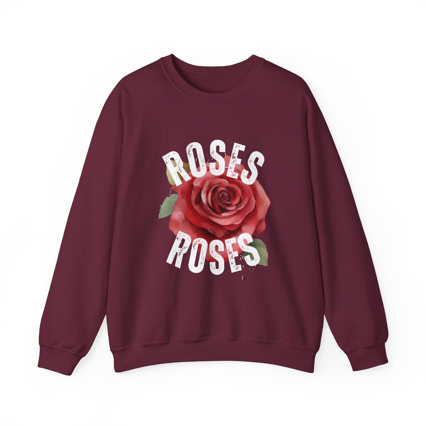 Roses Unisex Sweatshirt - Cozy Fashion, Floral Gift, Casual Style, Valentine's Day, Everyday Wear