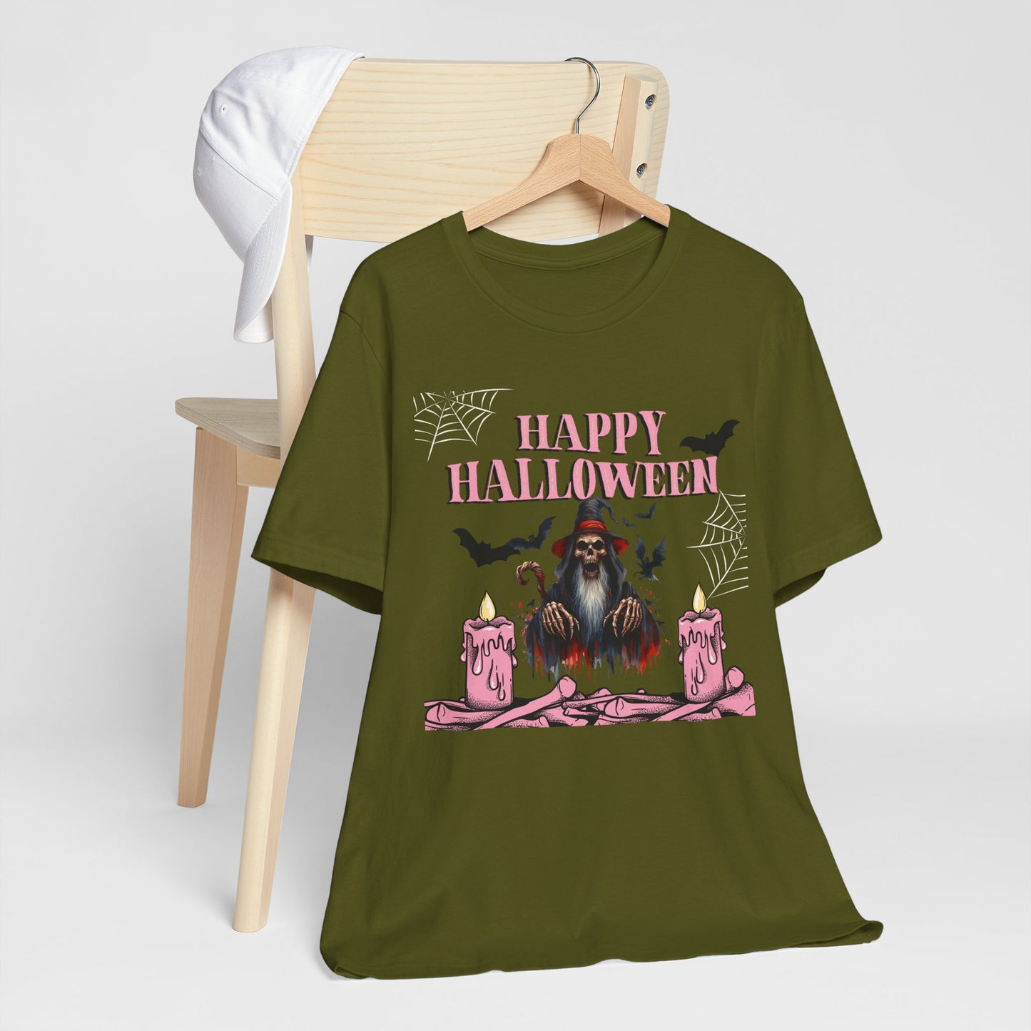 Happy Halloween Unisex T-Shirt | Spooky Seasonal Tee, Halloween Apparel, Ghostly Gifts, Casual Wear, October Celebration Shirt