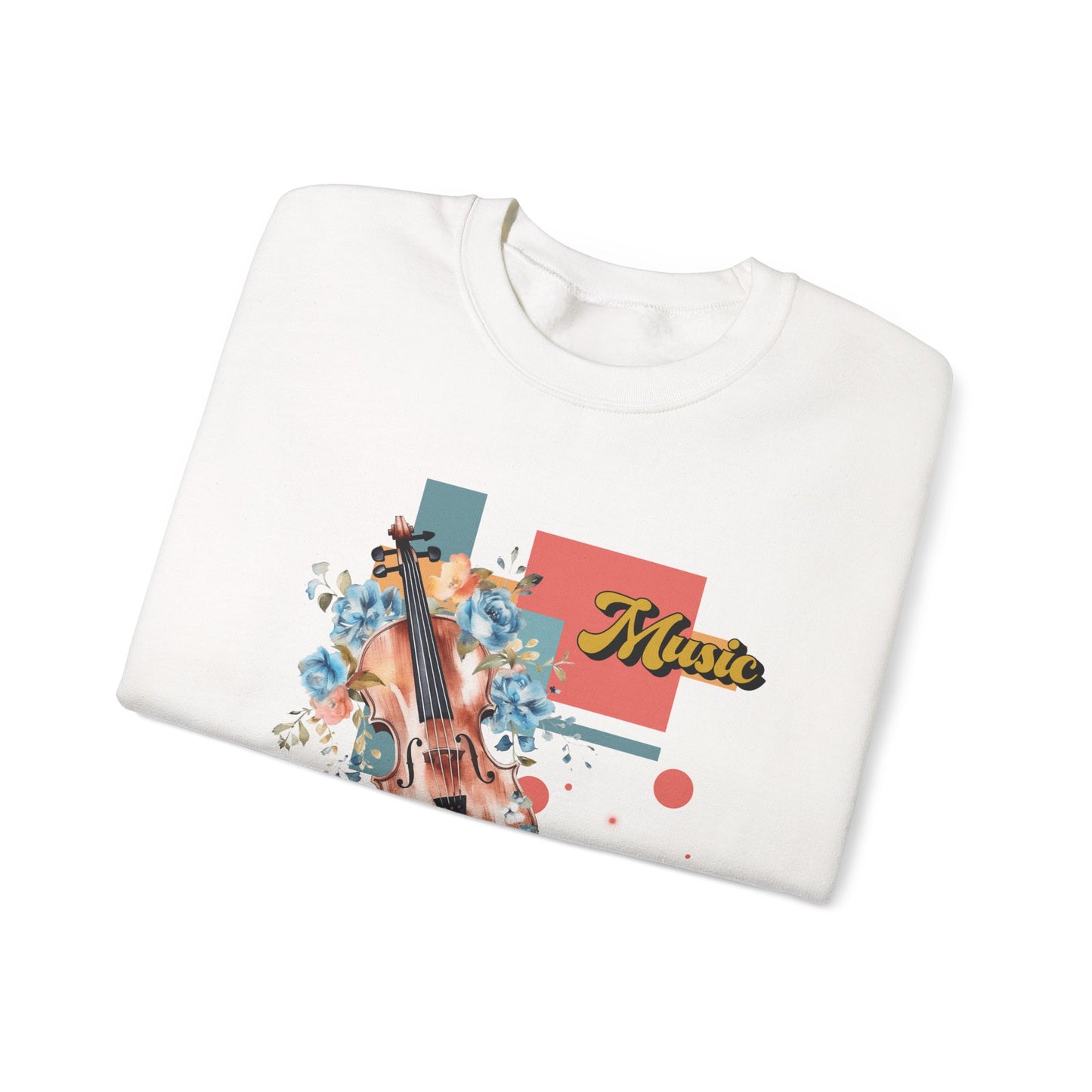 Musical Vibes Crewneck Sweatshirt | Gift for Music Lovers, Cozy and Stylish, Perfect for Concerts, Casual Wear, All Seasons