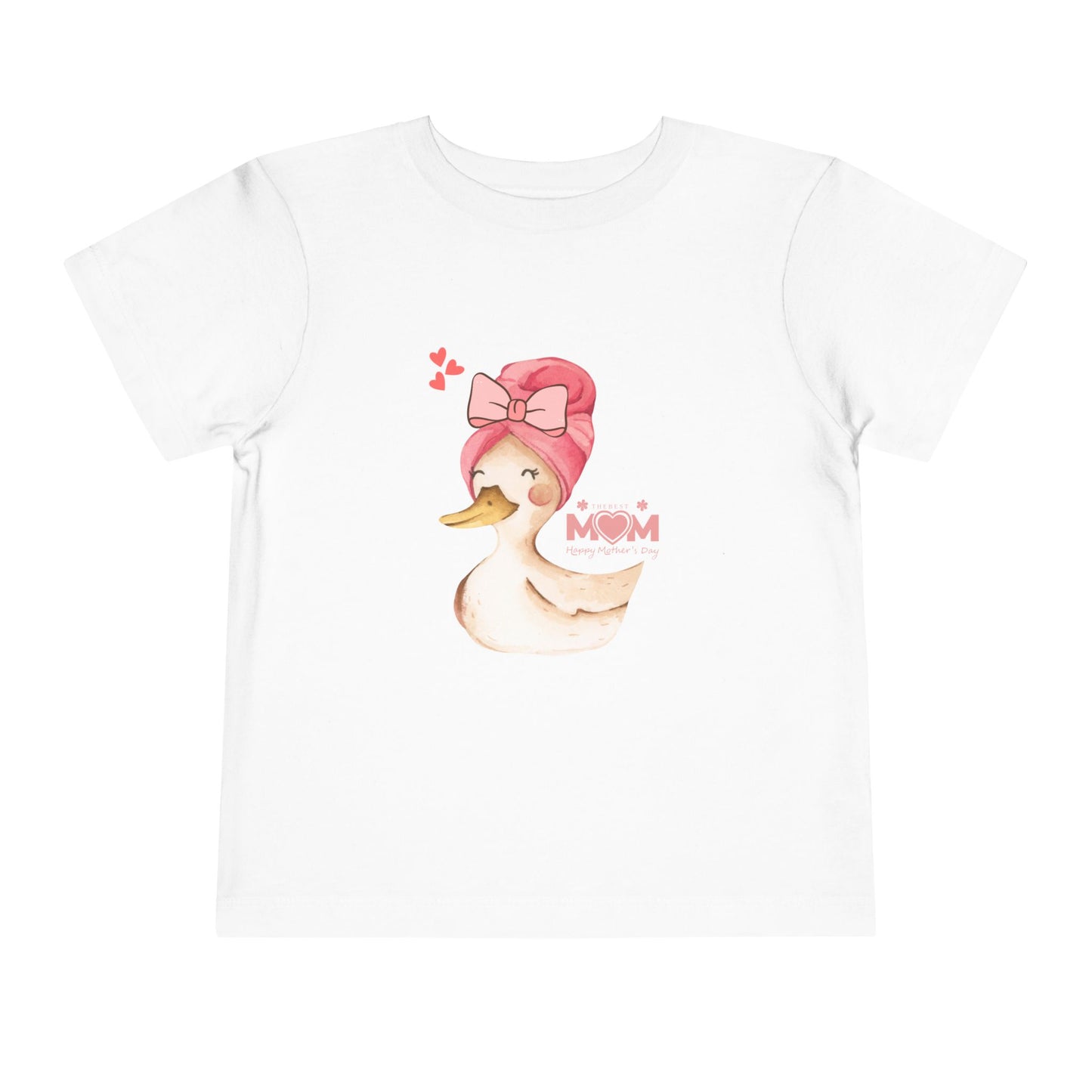Cute Duck Mom Toddler Tee, Toddler Shirt, Kids Gift, Baby Shower Gift, Mother's Day, Cute Kids Top, Animal Prints