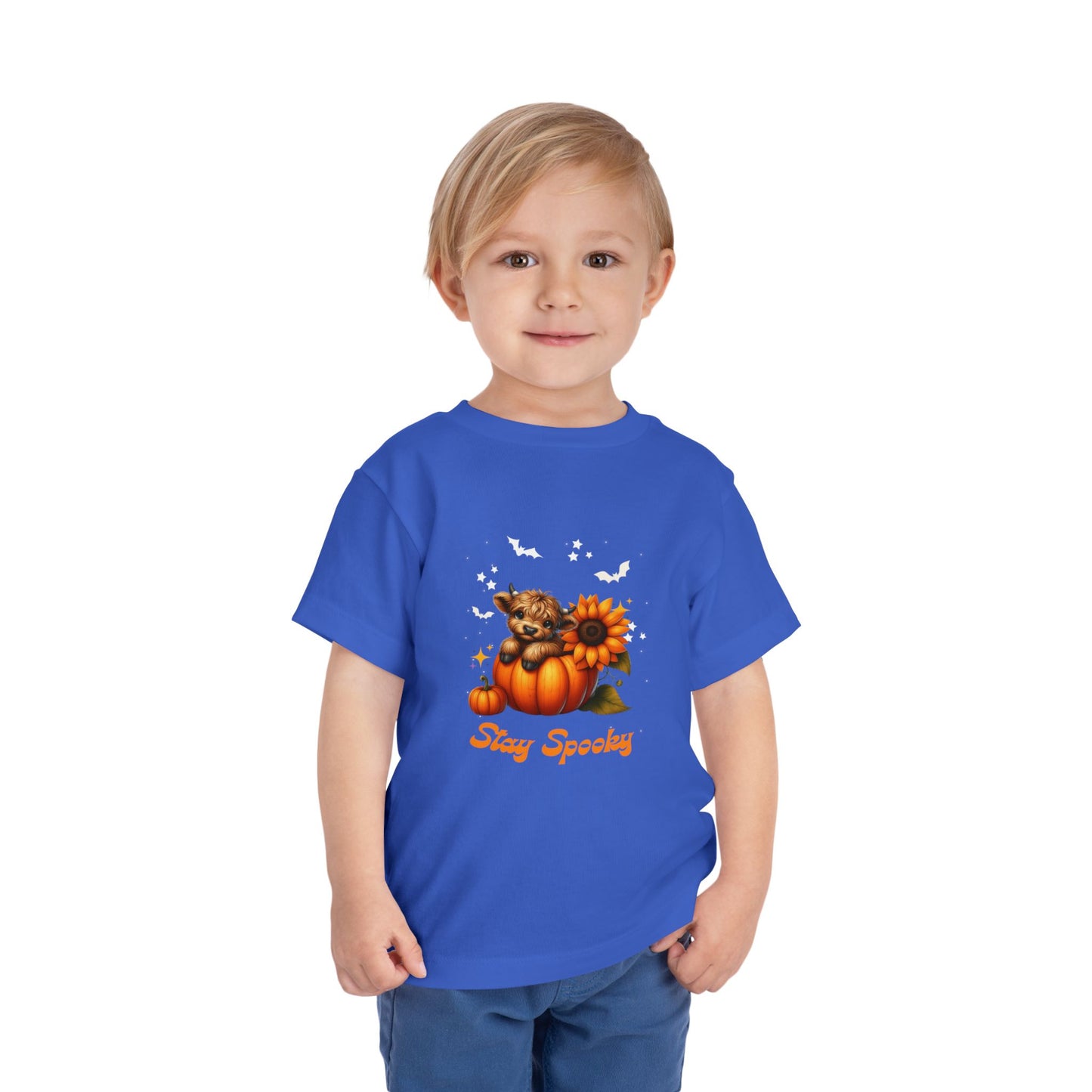 Toddler Halloween T-Shirt, Cute Pumpkin Tee, Stay Spooky Shirt, Toddler Fall Apparel, Kids Halloween Costume