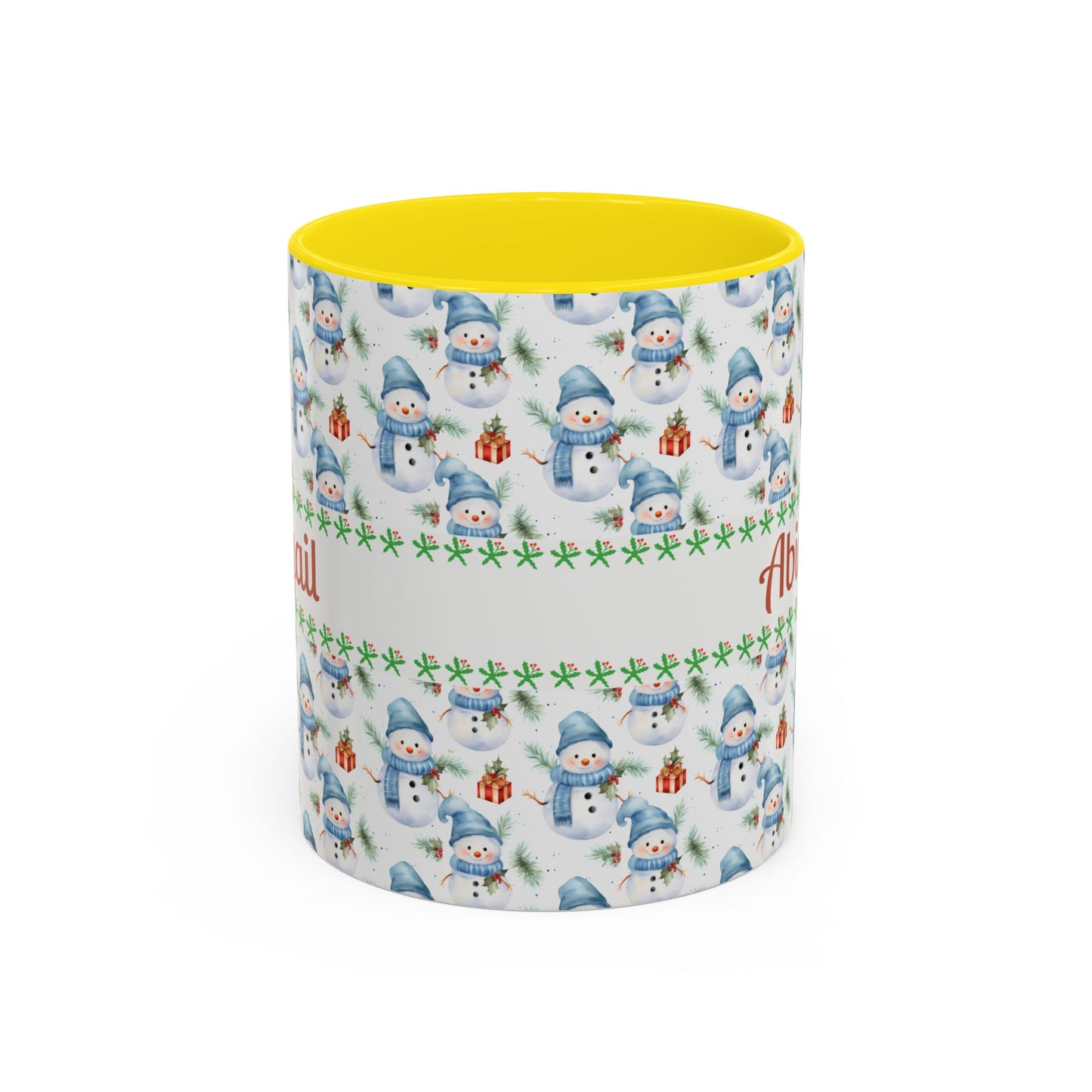 Festive Snowman Coffee Mug, Personalized Holiday Mug, Winter Decor, Gift for Her, Cute Coffee Cup
