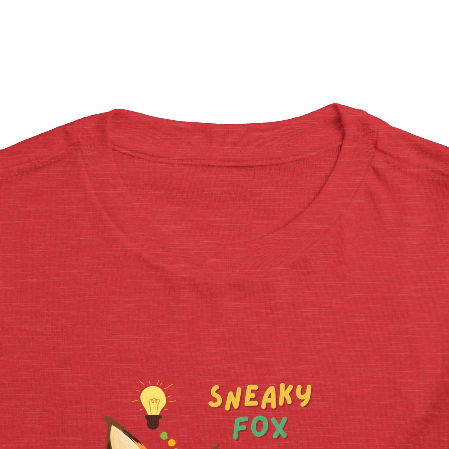 Sneaky Fox Toddler Tee, Cute Toddler Shirt, Animal Lover Gift, Kids Birthday Outfit, Nursery Decor