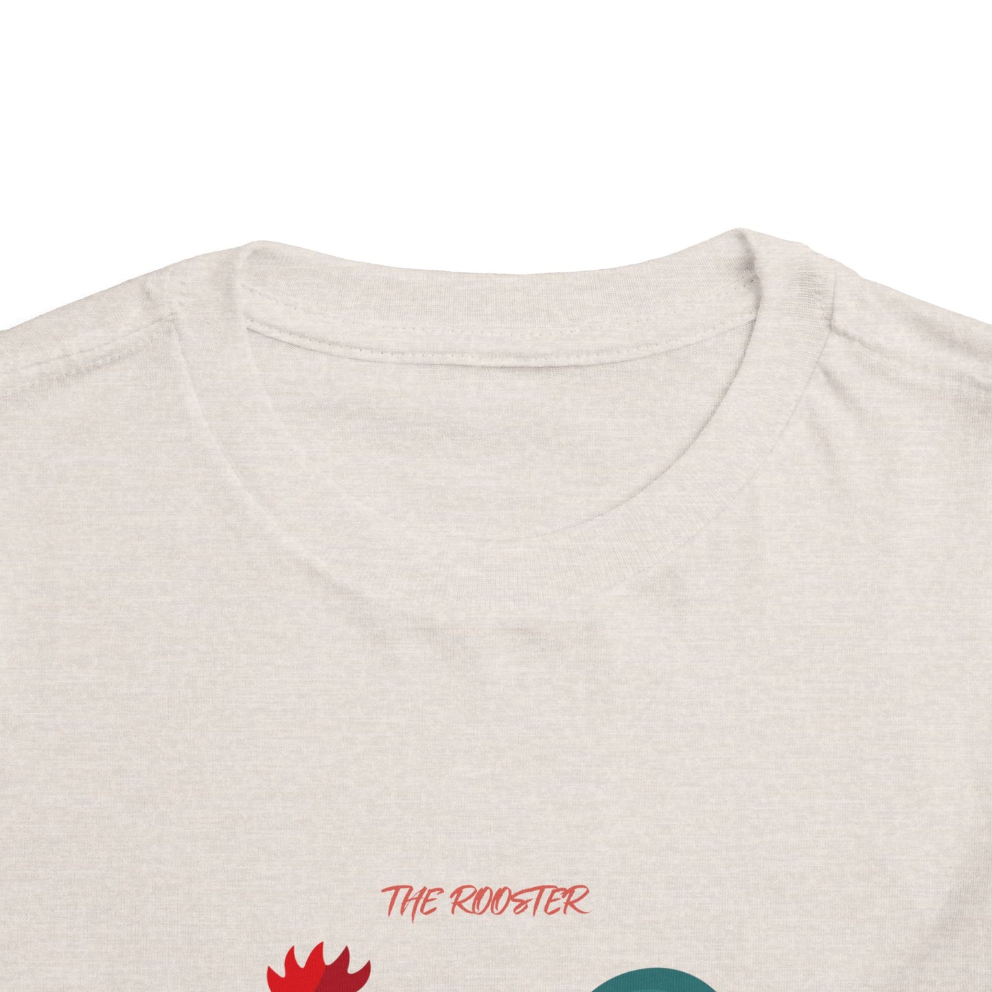 Colorful Rooster Toddler Tee - Perfect for Farm Lovers, Playdates, Birthday Gifts, Cute Casual Wear, Summer Outfits
