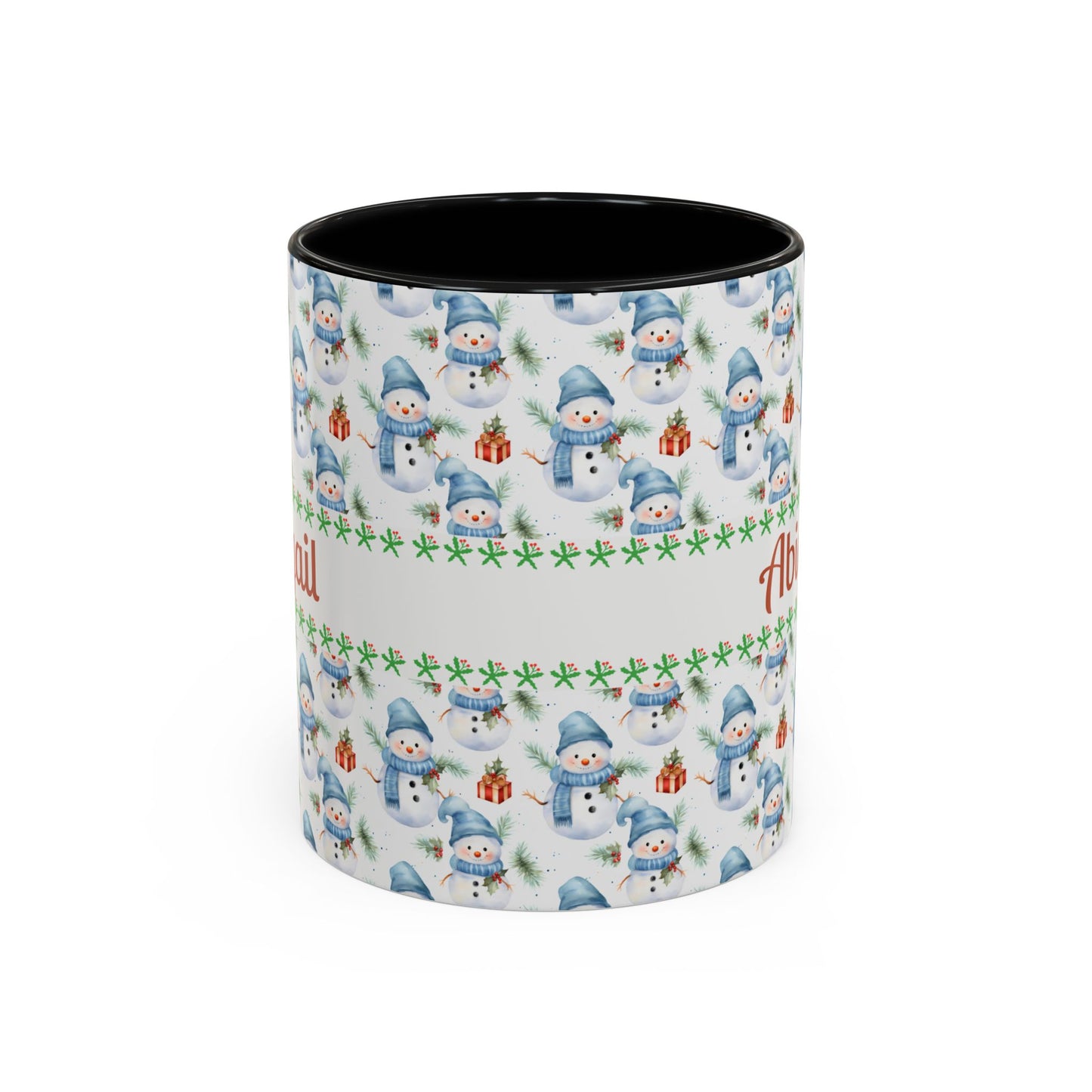 Festive Snowman Coffee Mug, Personalized Holiday Mug, Winter Decor, Gift for Her, Cute Coffee Cup