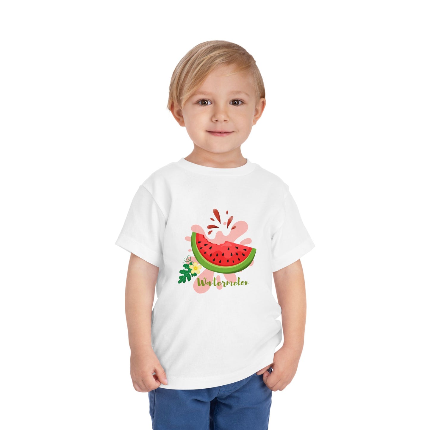 Watermelon Splash Toddler Tee, Summer Shirt, Kids T-Shirt, Cute Toddler Outfit, Fun Playwear, Birthday Gift