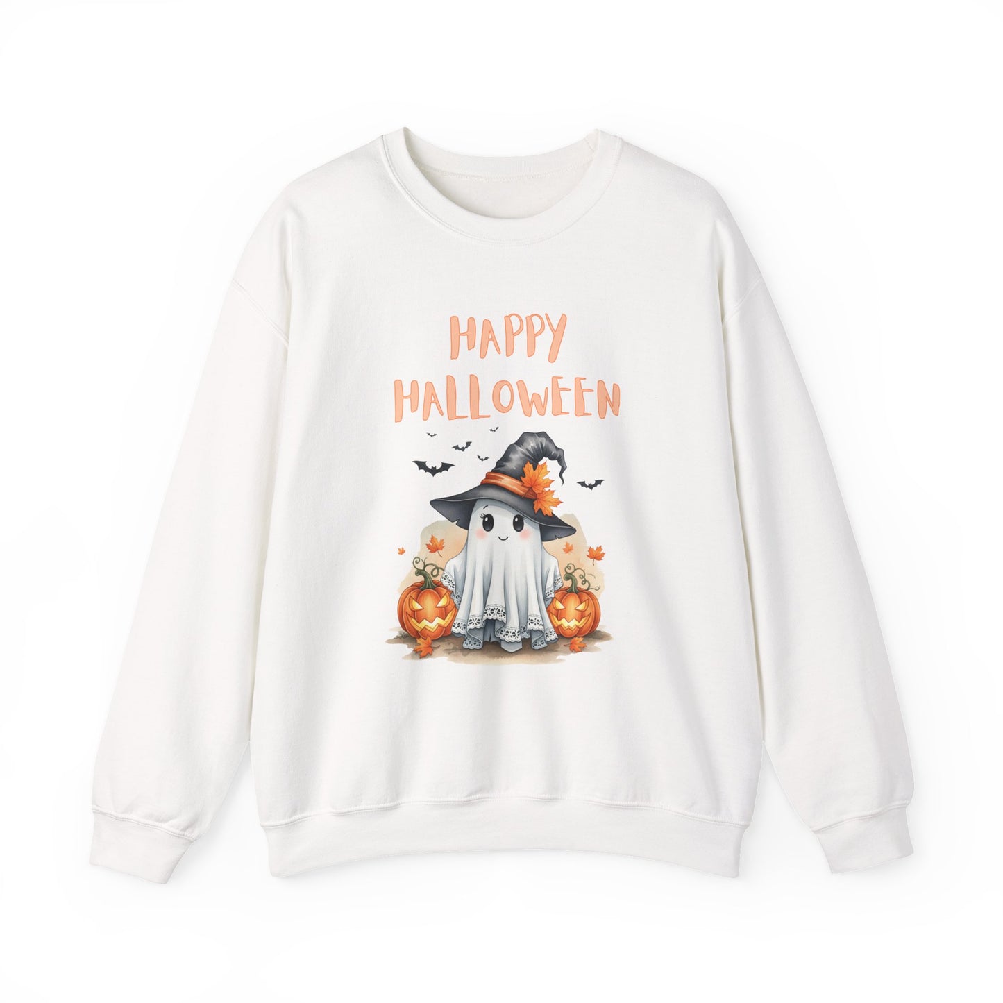 Halloween Ghost Crewneck Sweatshirt | Funny Halloween Sweater, Unisex Sweatshirt, Spooky Apparel, Fall Fashion, Halloween Gift