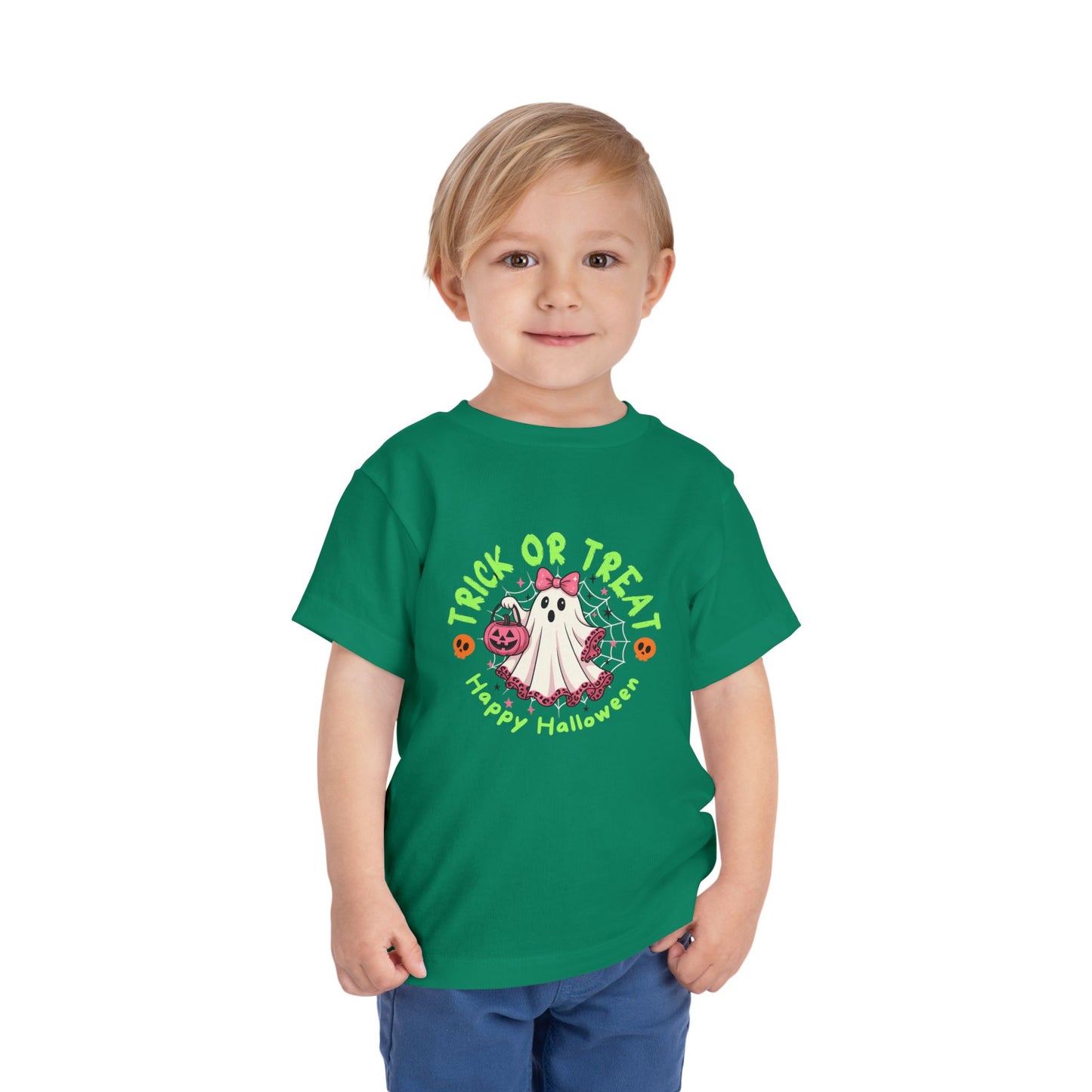Halloween Toddler T-Shirt, Trick or Treat Tee, Kids Costume Shirt, Spooky Season Apparel, Fall Holiday Gift