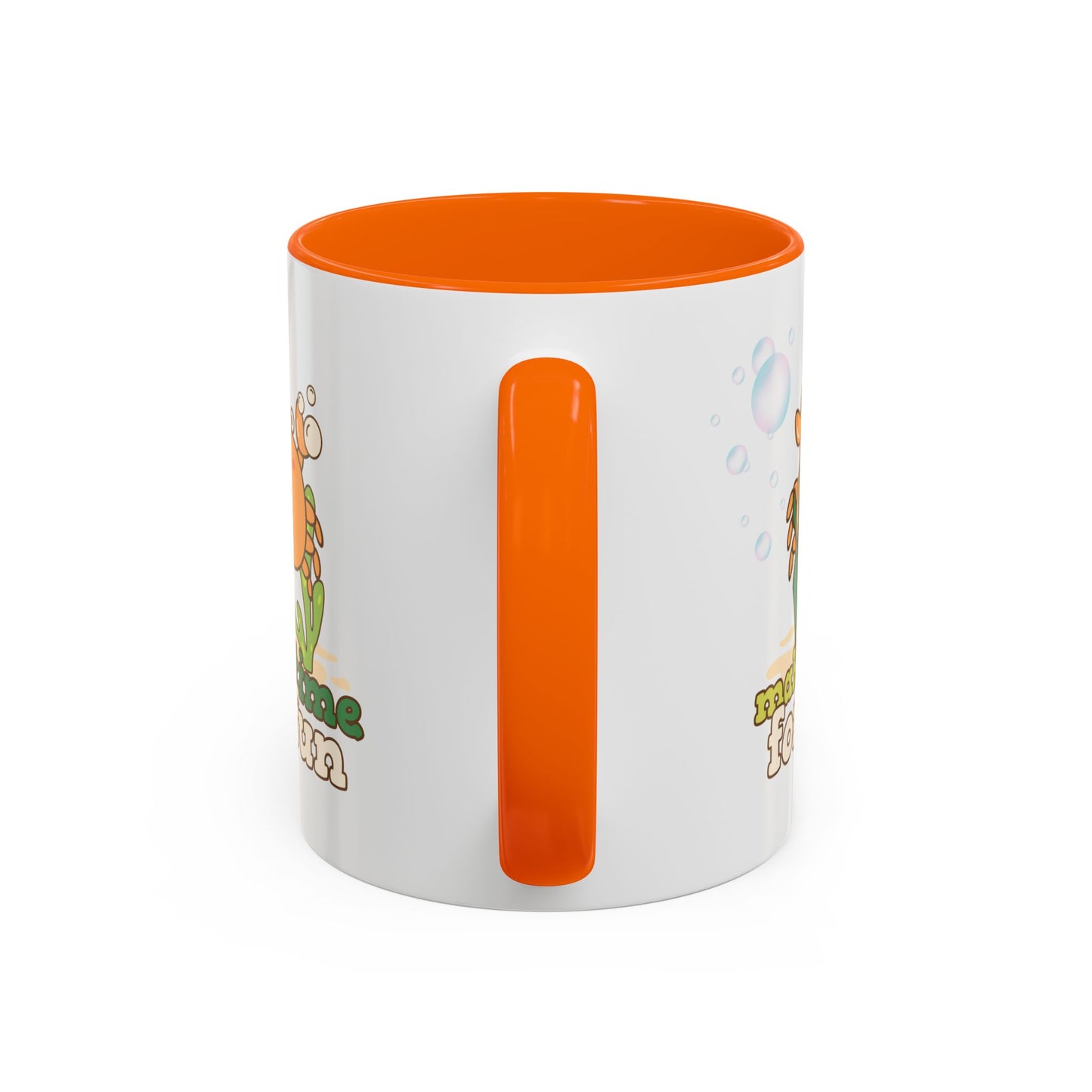 Cartoon crab lllusstration promoting joy and playfulness Coffee Mug