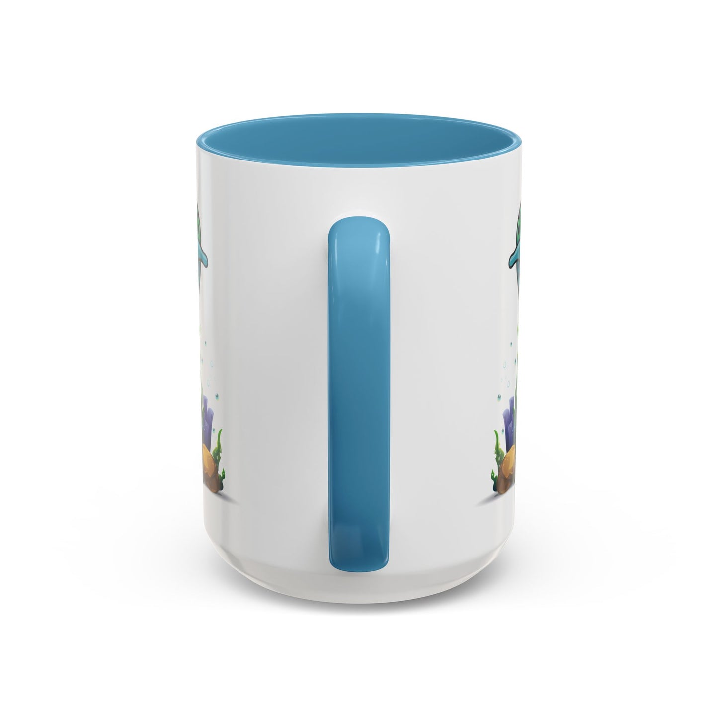 Cute with marine habitat coral and bubbles Coffee Mug