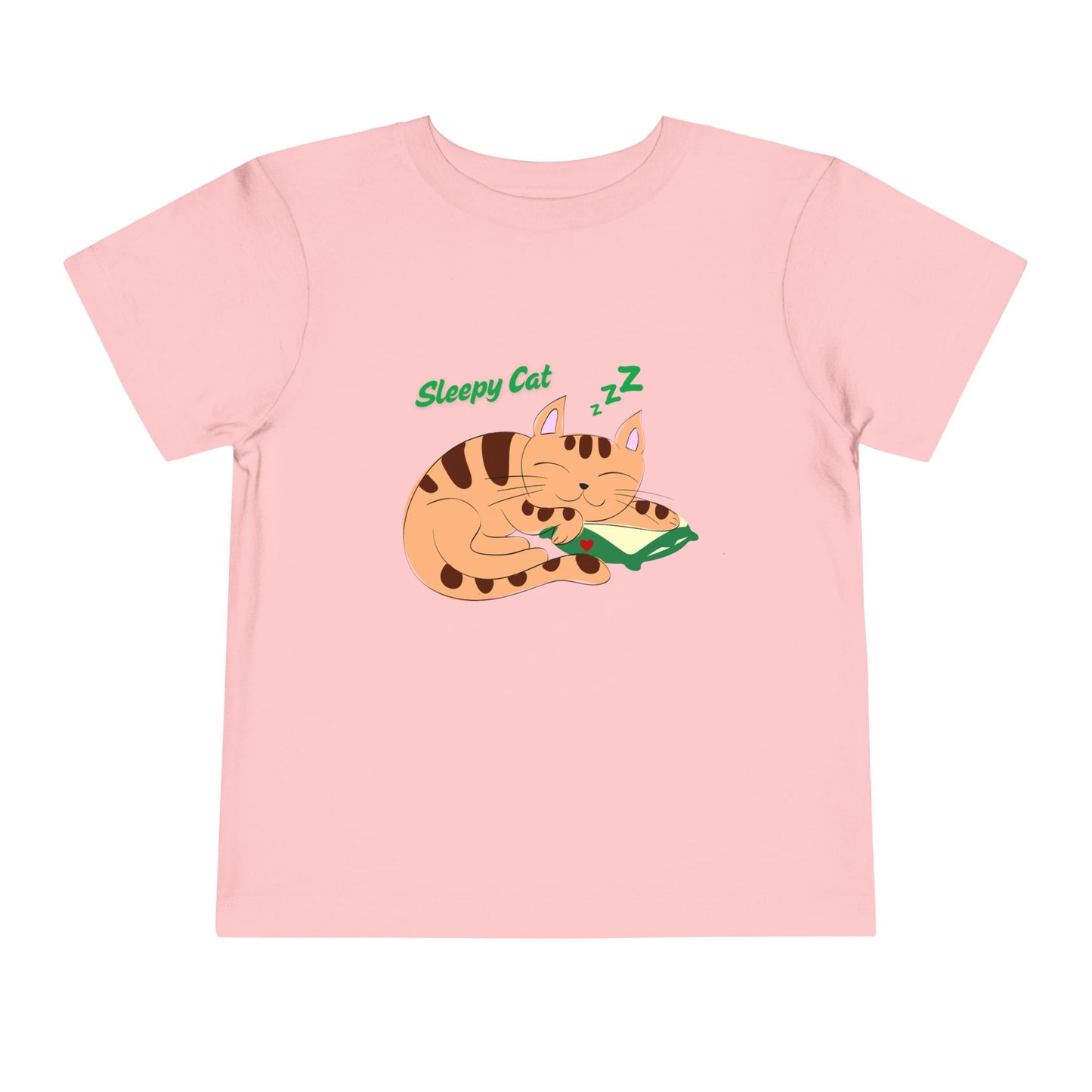 Sleepy Cat Toddler Tee, Cute Kids Shirt, Adorable Toddler Clothing, Cat Lover Gift, Baby Shower Present, Playful Everyday Wear