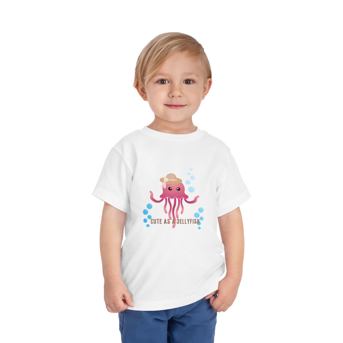 Cute Jellyfish Toddler Tee, Kids Summer Shirt, Birthday Gift, Ocean Theme Apparel, Cute as a Jellyfish Design